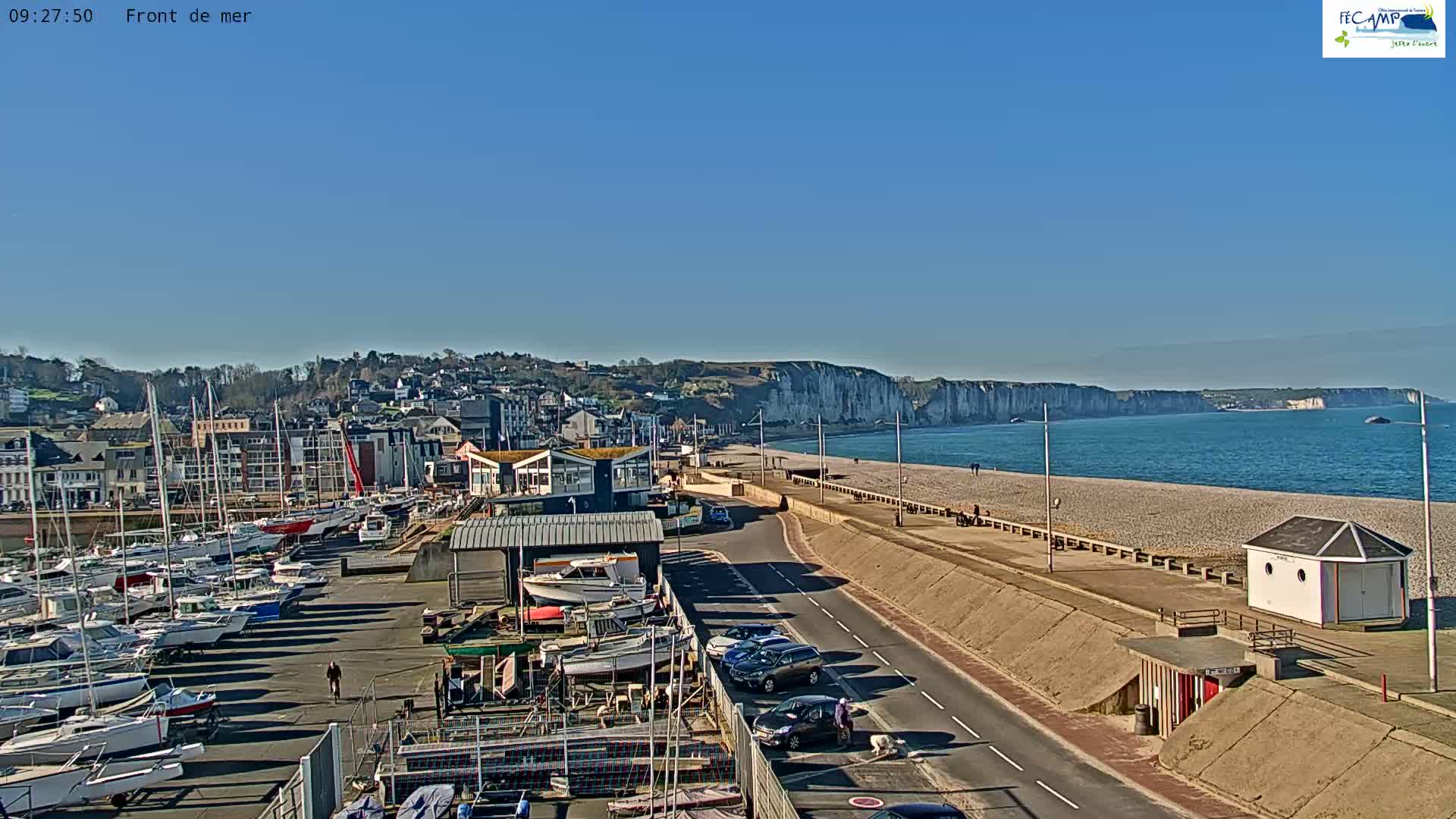 Fecamp City & Port Live Cam - Le Havre, Seine-Maritime, Normandie, France