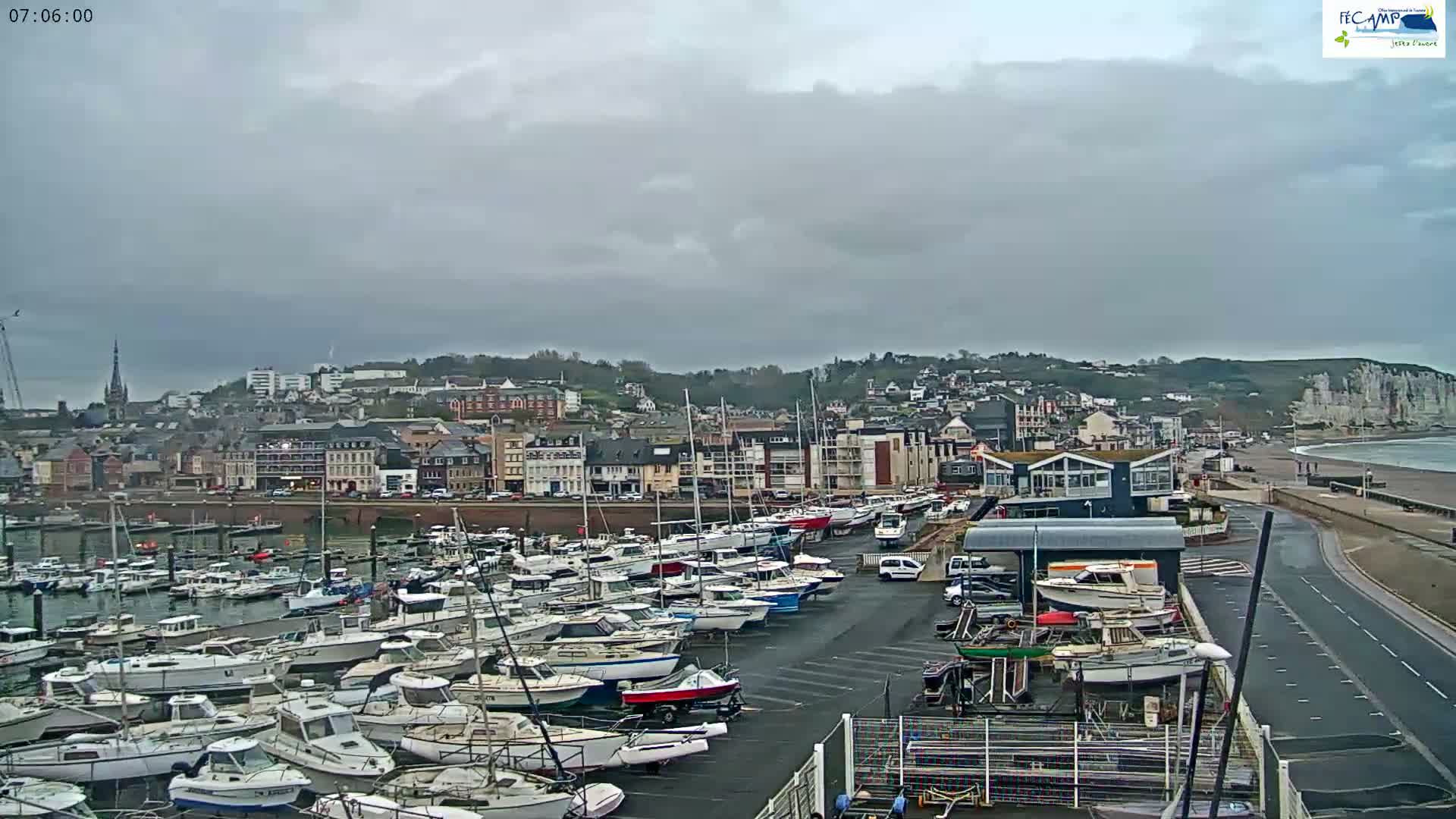 Fecamp City & Port Live Cam - Le Havre, Seine-Maritime, Normandie, France