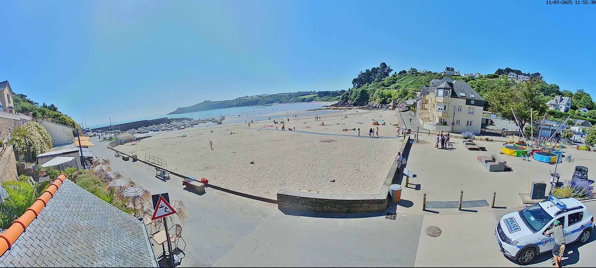 Plouezec, Bréhec Coast Live Cam - Guingamp, Côtes-d'Armor, Bretagne, France