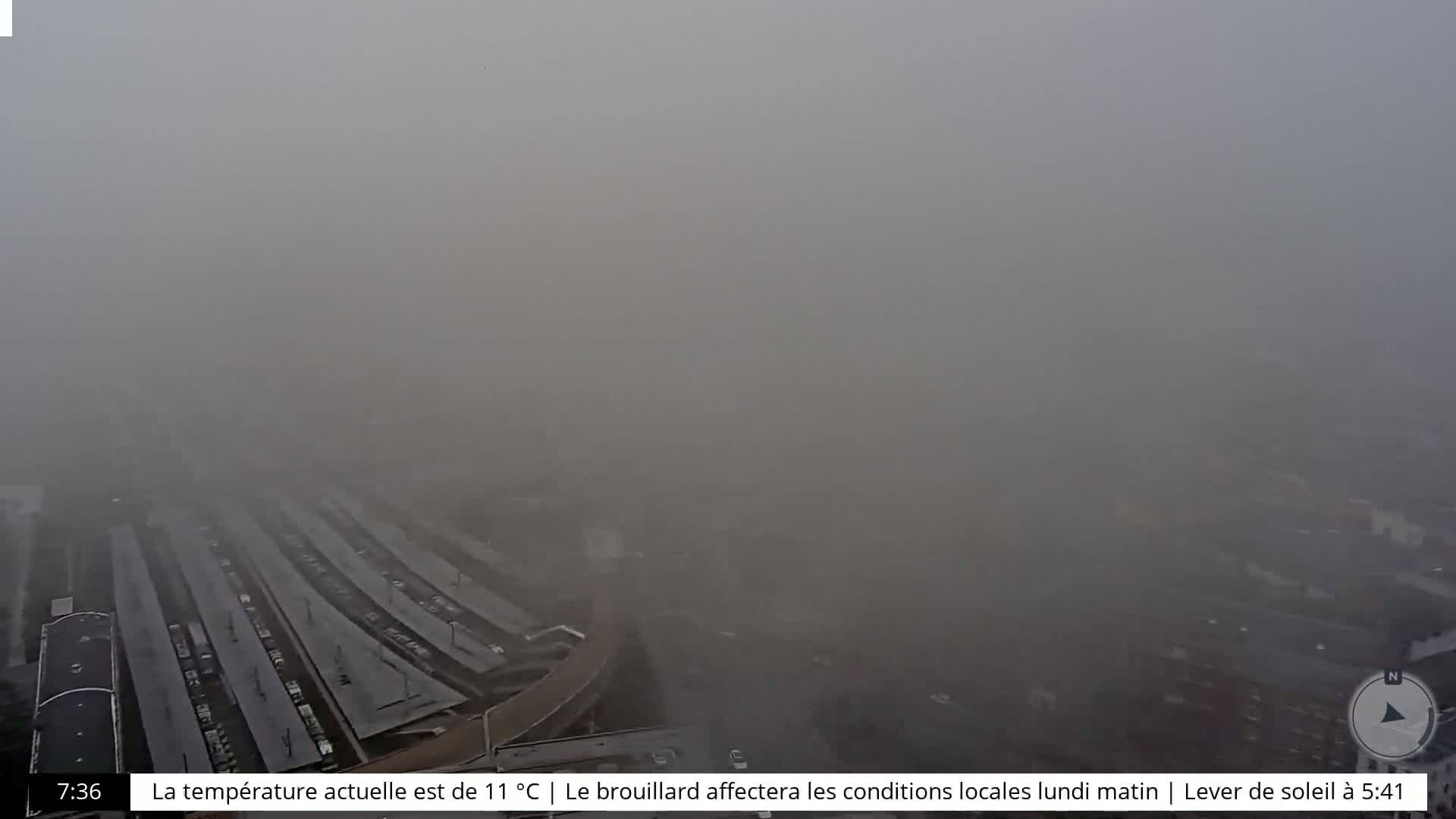 Amiens City Skyline 360 Live Cam- Amiens, Somme, Hauts-de-France, France