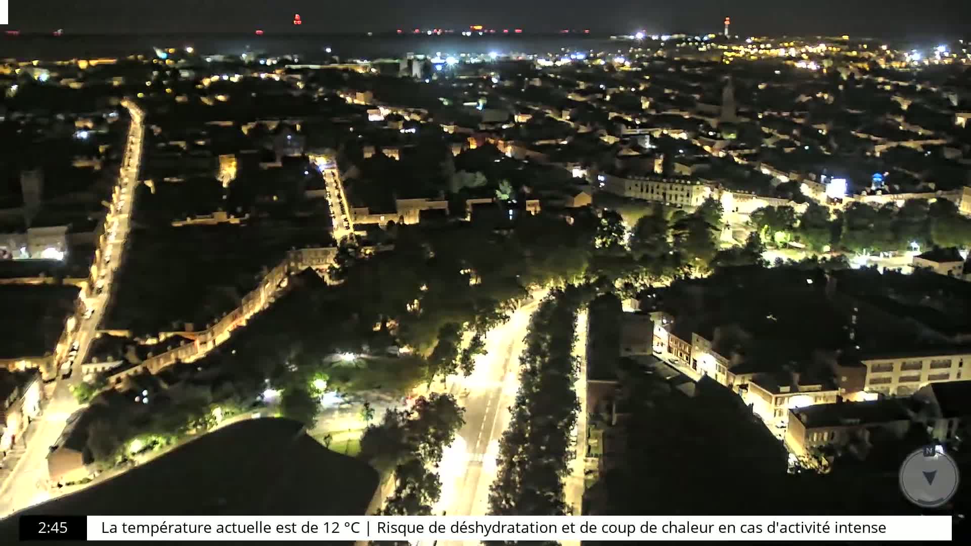 Amiens City Skyline 360 Live Cam- Amiens, Somme, Hauts-de-France, France