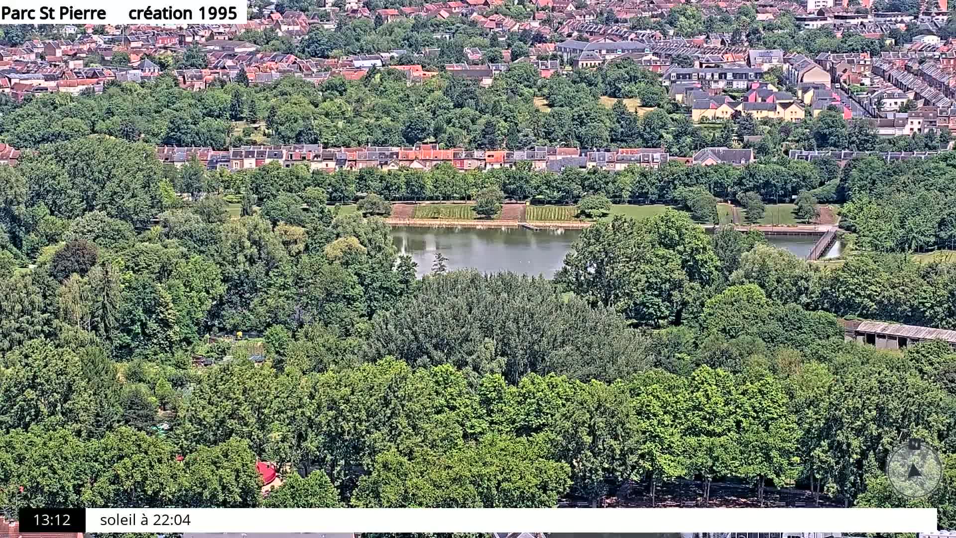 Amiens City Skyline 360 Live Cam- Amiens, Somme, Hauts-de-France, France