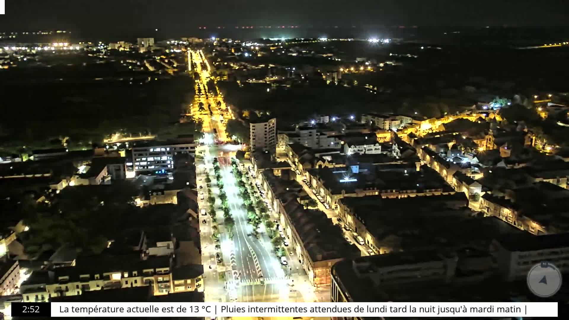 Amiens City Skyline 360 Live Cam- Amiens, Somme, Hauts-de-France, France
