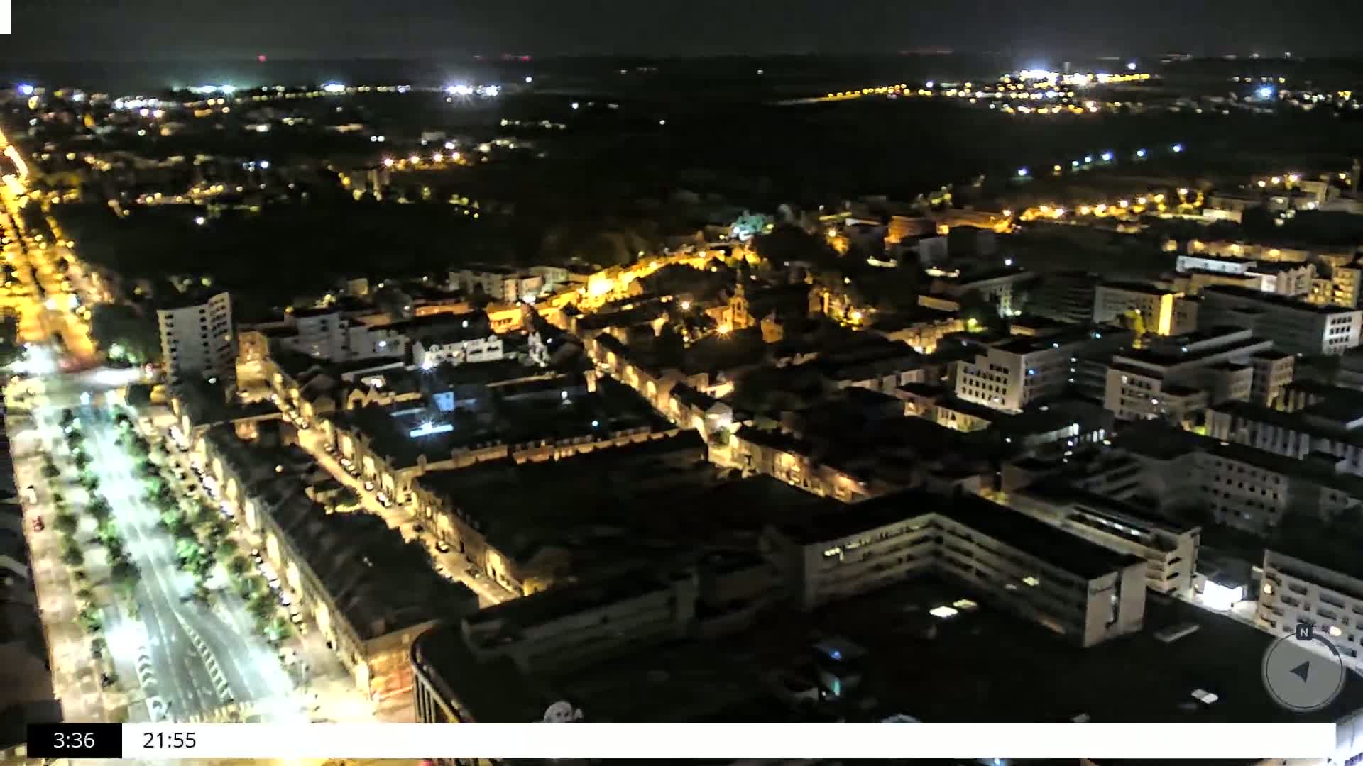 Amiens City Skyline 360 Live Cam- Amiens, Somme, Hauts-de-France, France