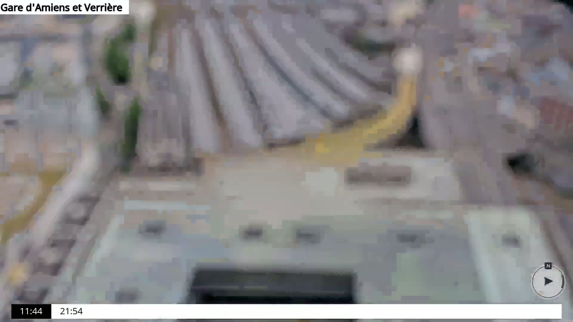 Amiens City Skyline 360 Live Cam- Amiens, Somme, Hauts-de-France, France