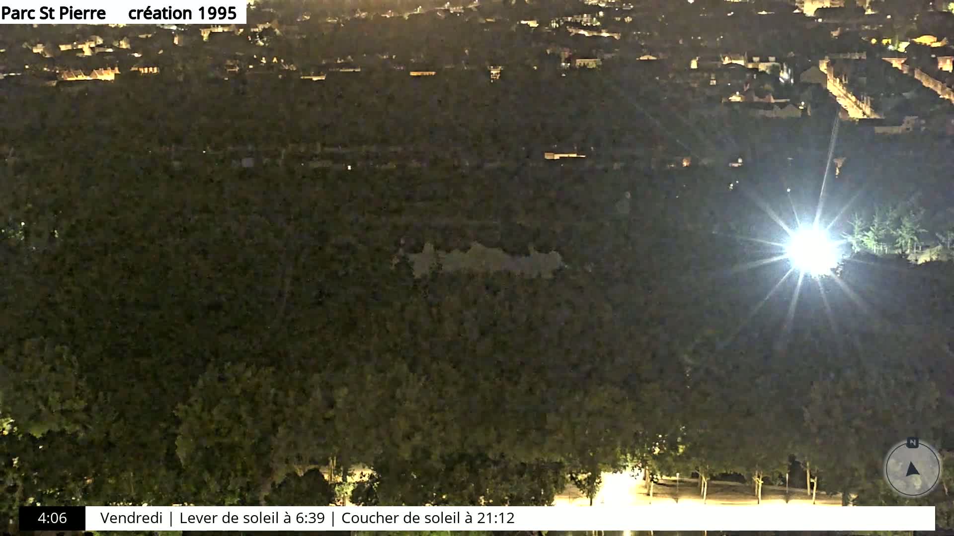 Amiens City Skyline 360 Live Cam- Amiens, Somme, Hauts-de-France, France