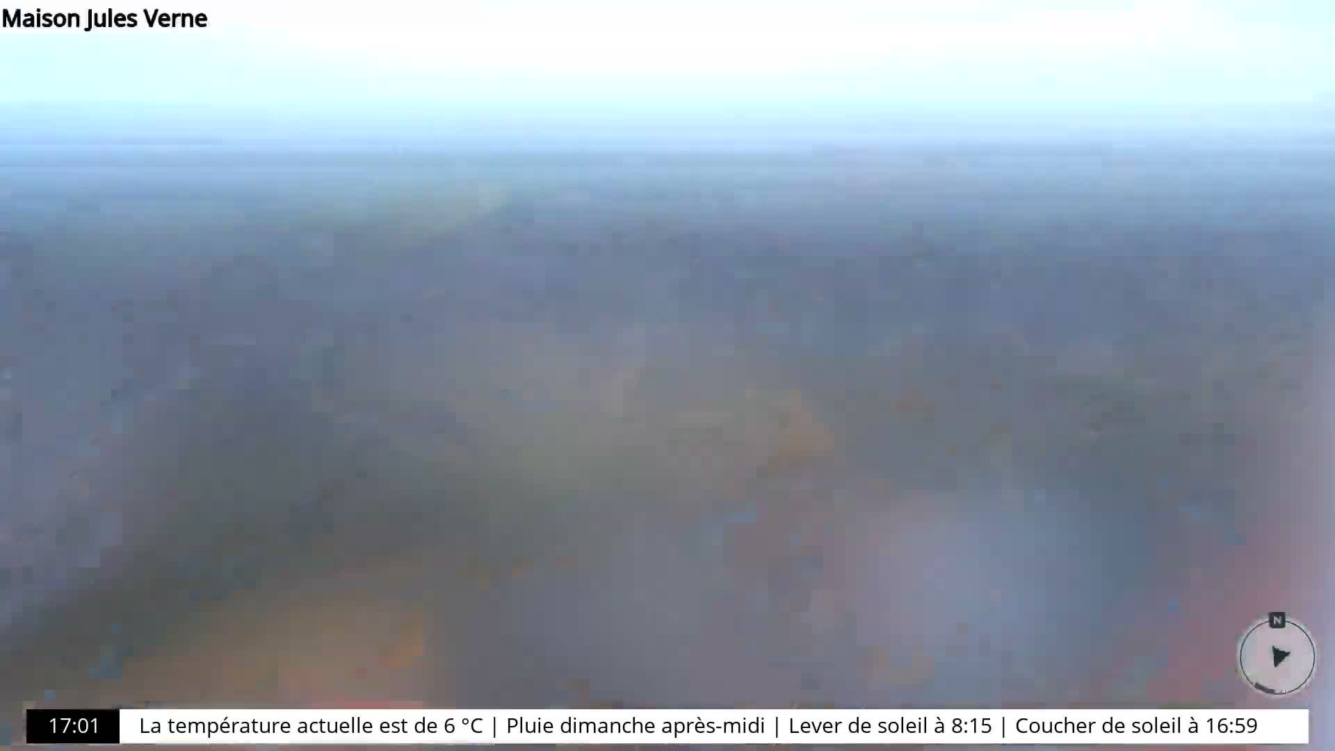 Amiens City Skyline 360 Live Cam- Amiens, Somme, Hauts-de-France, France