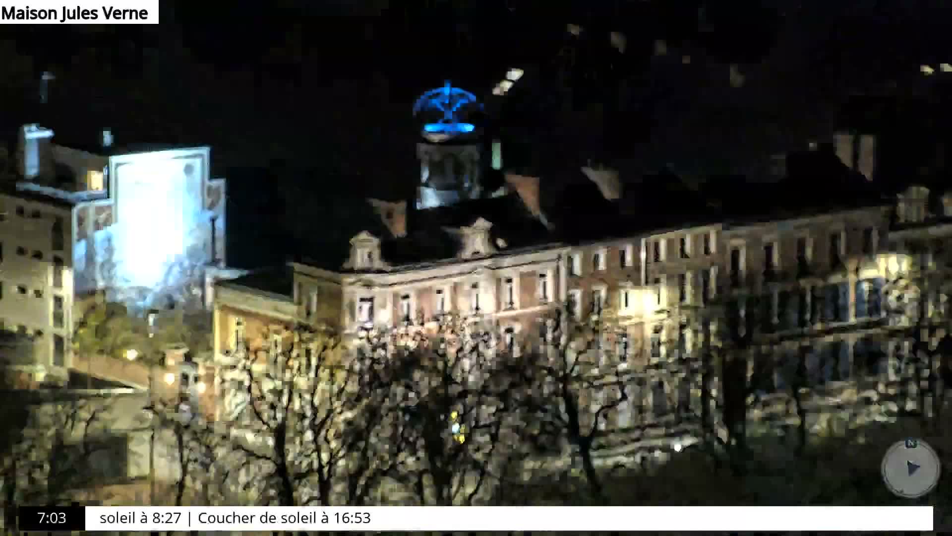 Amiens City Skyline 360 Live Cam- Amiens, Somme, Hauts-de-France, France