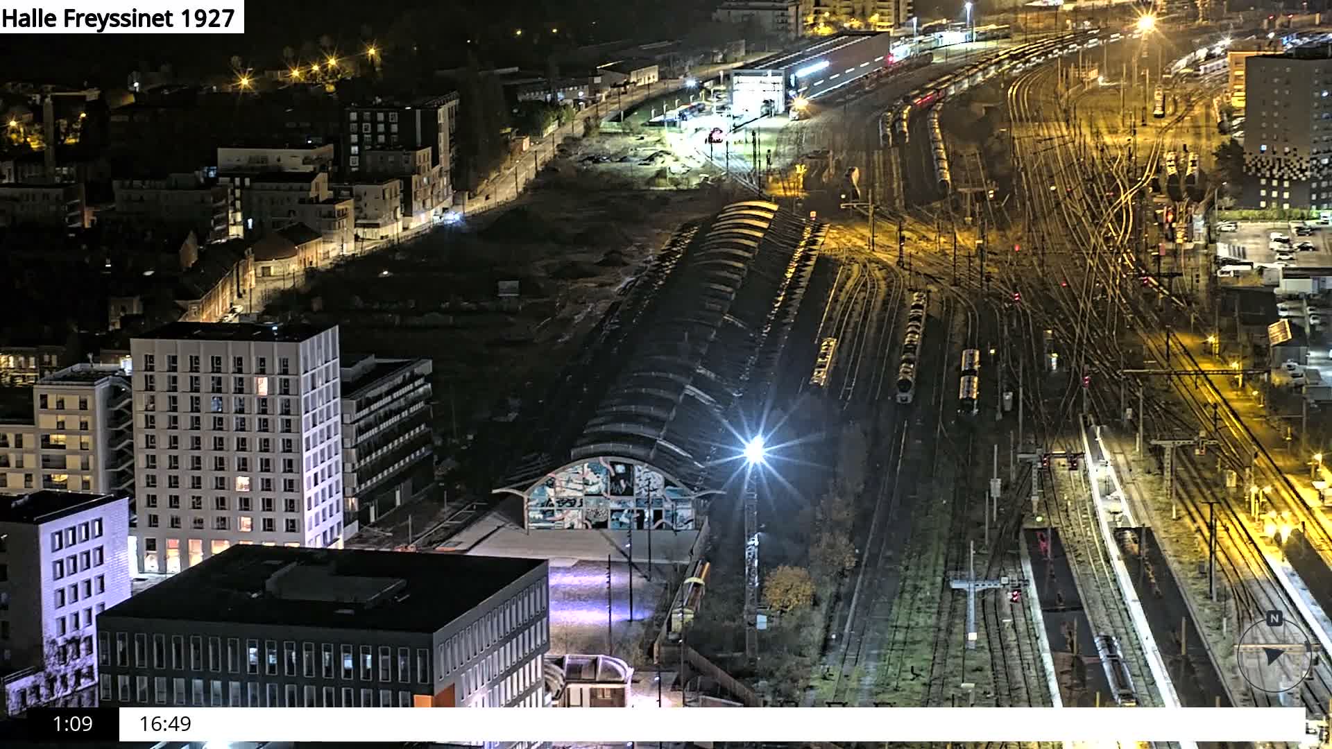 Amiens City Skyline 360 Live Cam- Amiens, Somme, Hauts-de-France, France