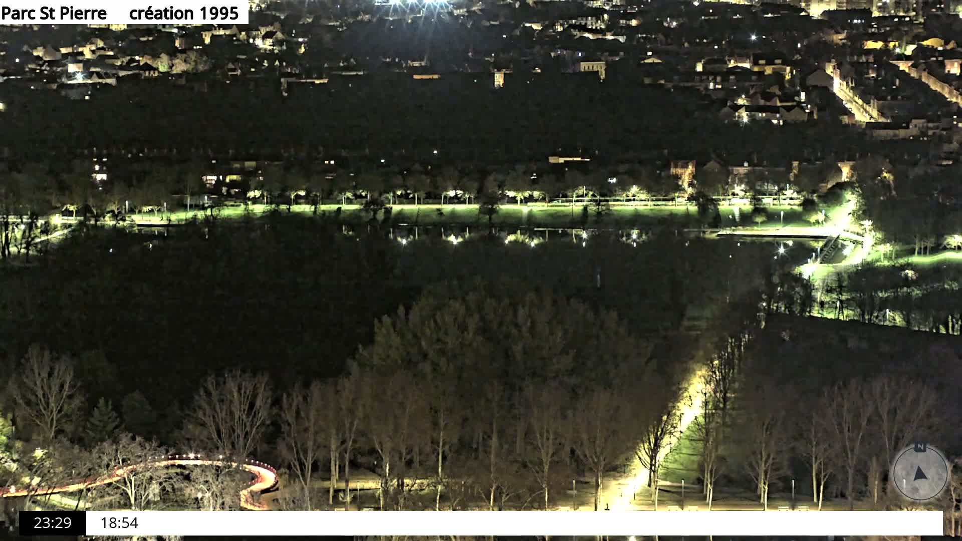 Amiens City Skyline 360 Live Cam- Amiens, Somme, Hauts-de-France, France