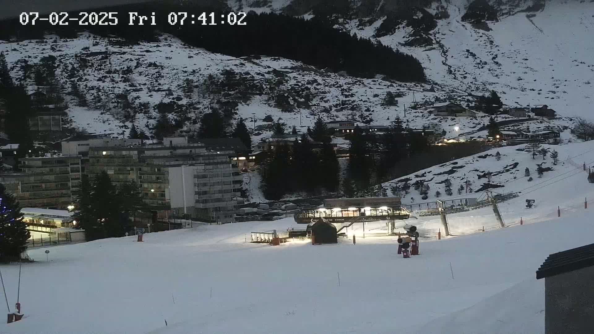 Gourette Ski Slopes Live Cam - Eaux-Bonnes,  Pyrenees-Atlantiques, Nouvelle-Aquitaine, France