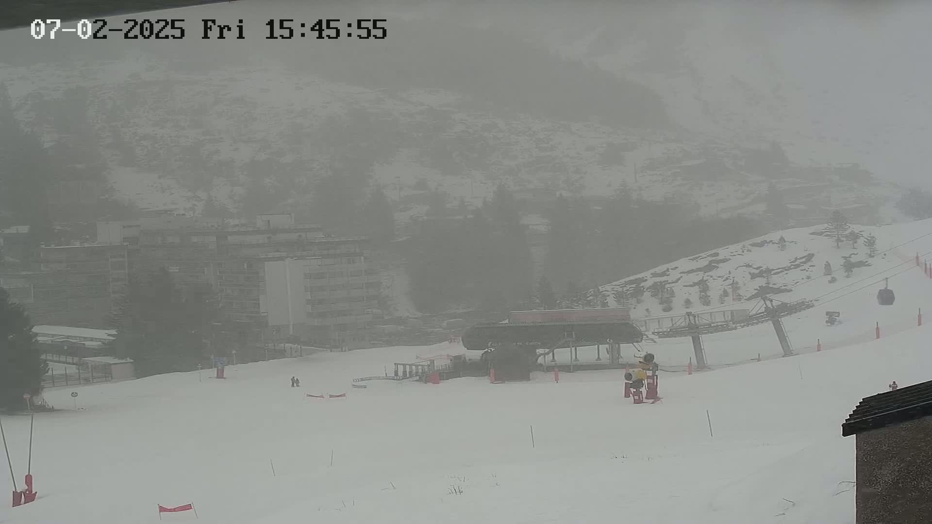 Gourette Ski Slopes Live Cam - Eaux-Bonnes,  Pyrenees-Atlantiques, Nouvelle-Aquitaine, France
