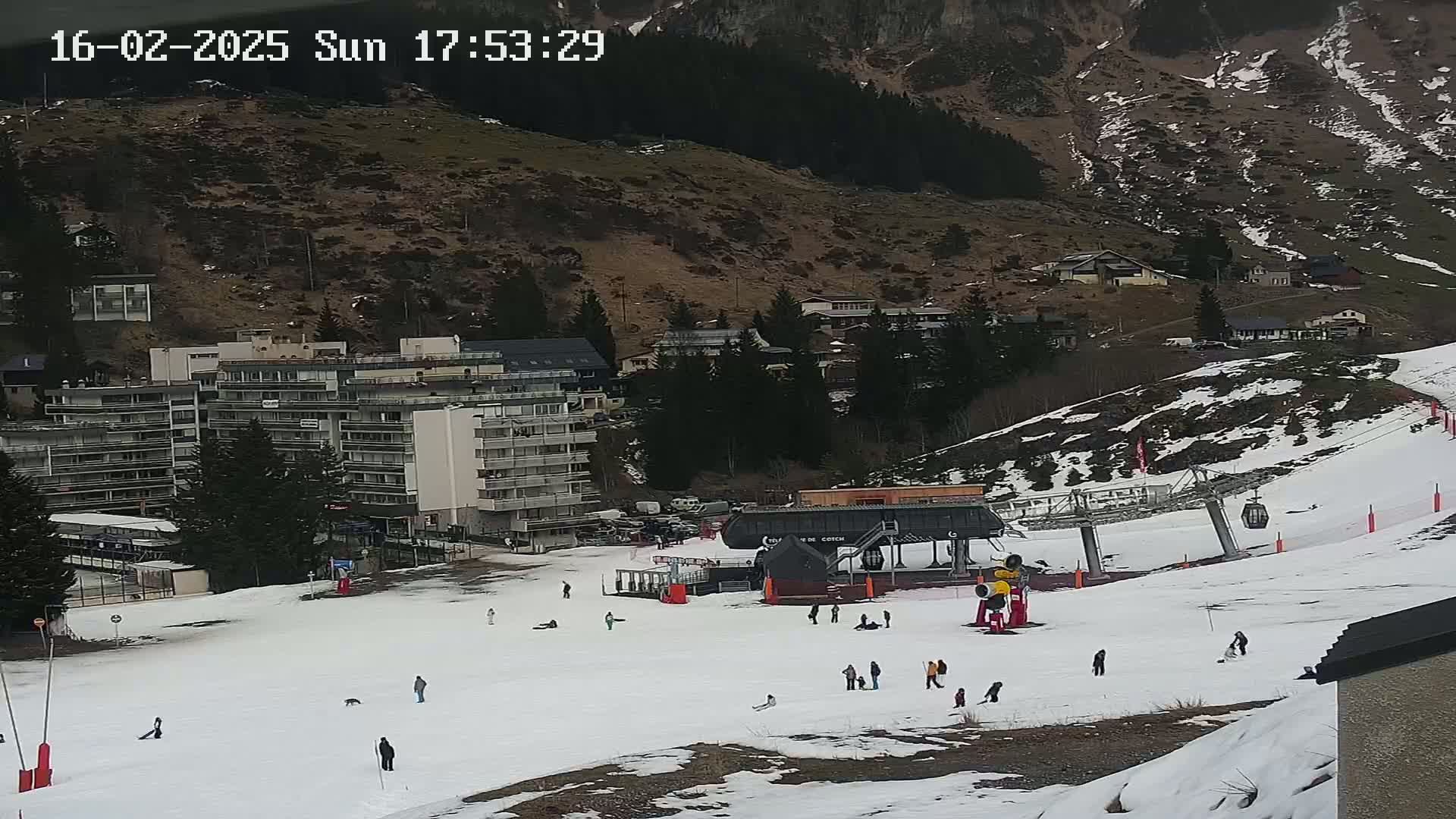 Gourette Ski Slopes Live Cam - Eaux-Bonnes,  Pyrenees-Atlantiques, Nouvelle-Aquitaine, France