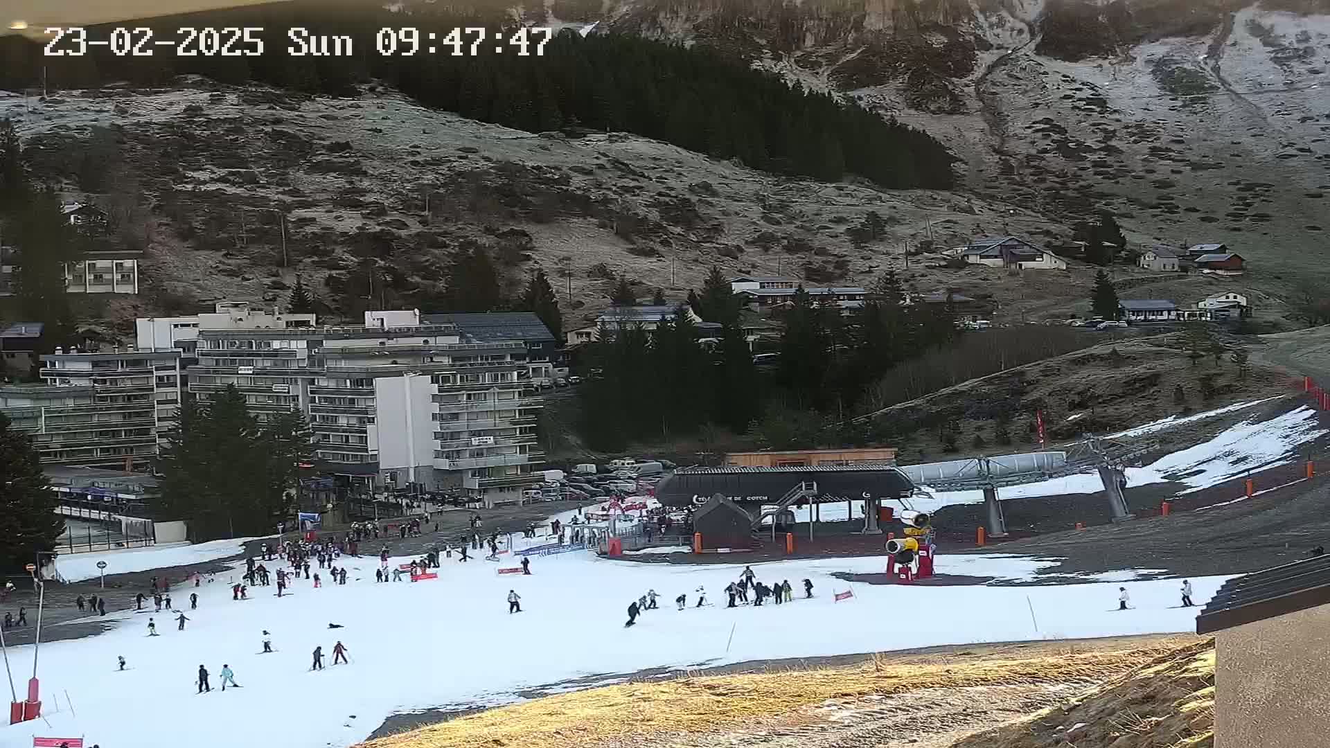 Gourette Ski Slopes Live Cam - Eaux-Bonnes,  Pyrenees-Atlantiques, Nouvelle-Aquitaine, France