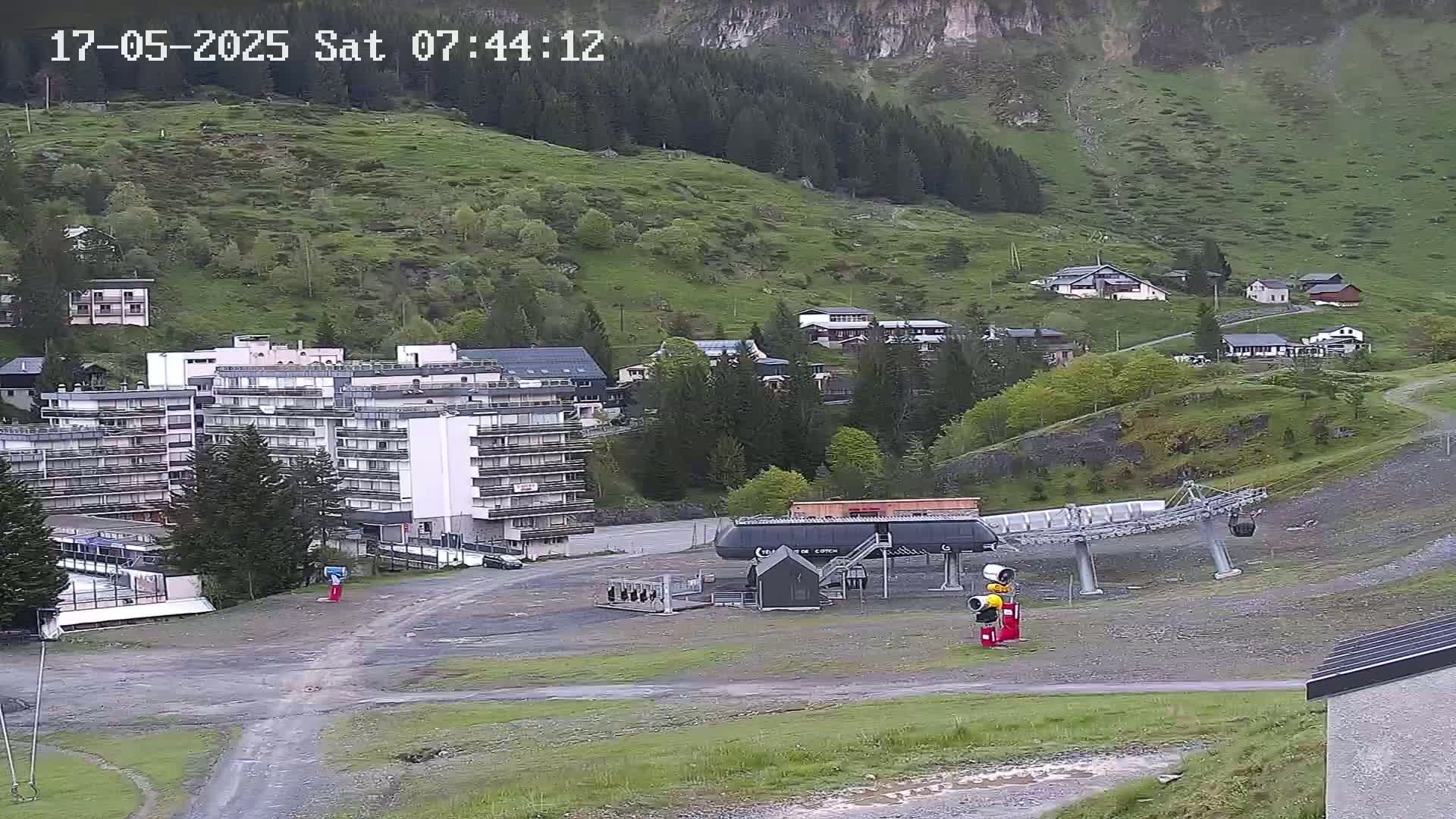 Gourette Ski Slopes Live Cam - Eaux-Bonnes,  Pyrenees-Atlantiques, Nouvelle-Aquitaine, France