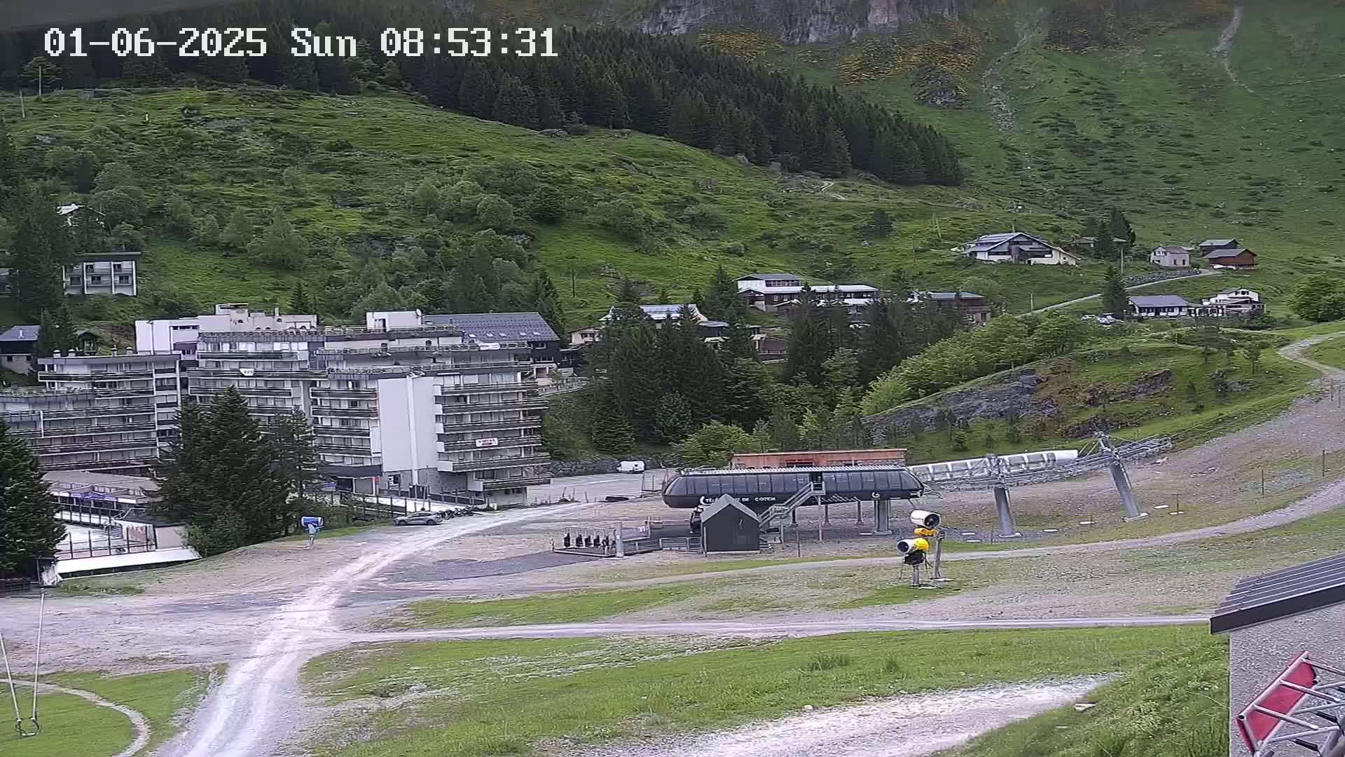 Gourette Ski Slopes Live Cam - Eaux-Bonnes,  Pyrenees-Atlantiques, Nouvelle-Aquitaine, France