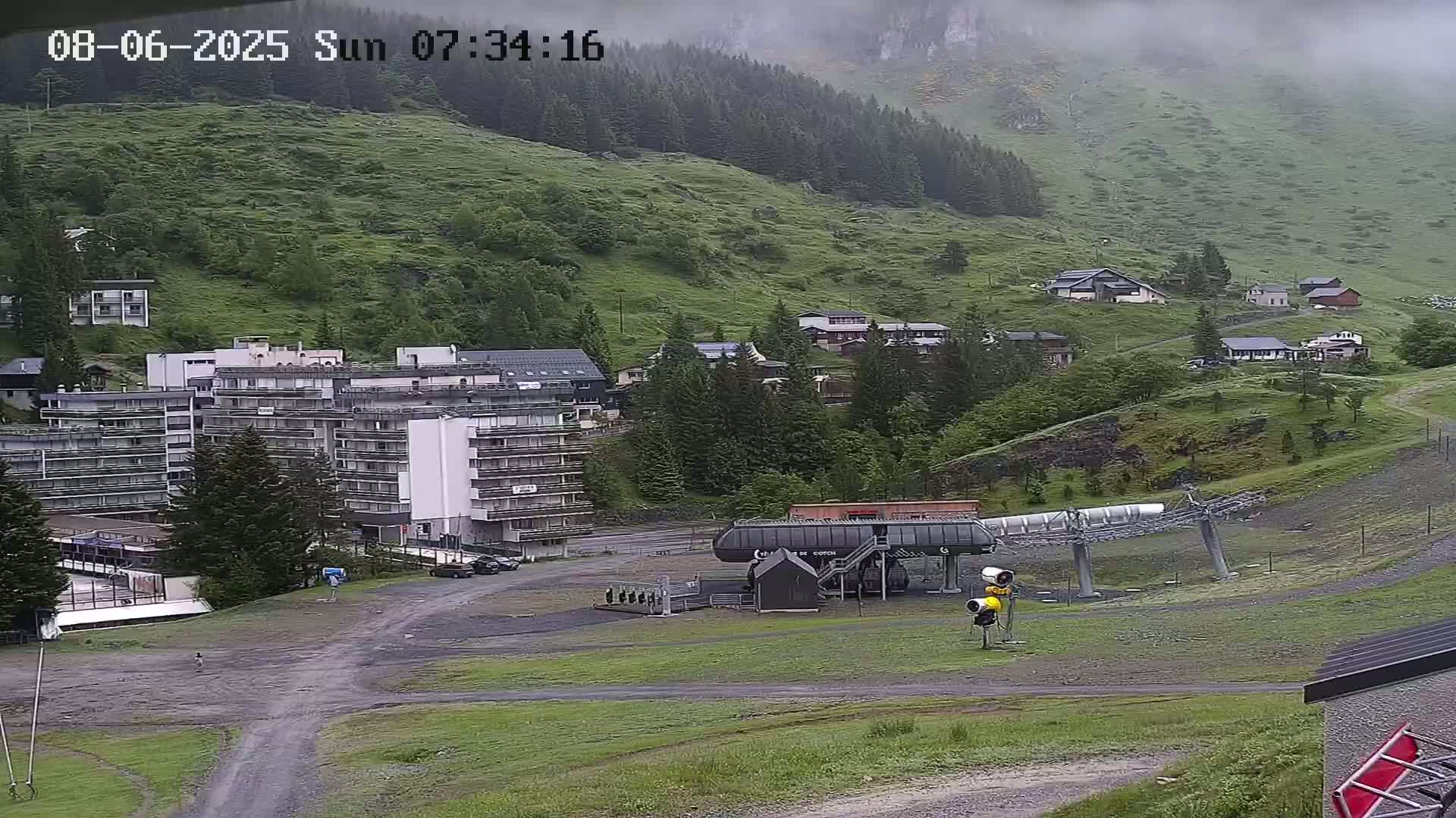 Gourette Ski Slopes Live Cam - Eaux-Bonnes,  Pyrenees-Atlantiques, Nouvelle-Aquitaine, France