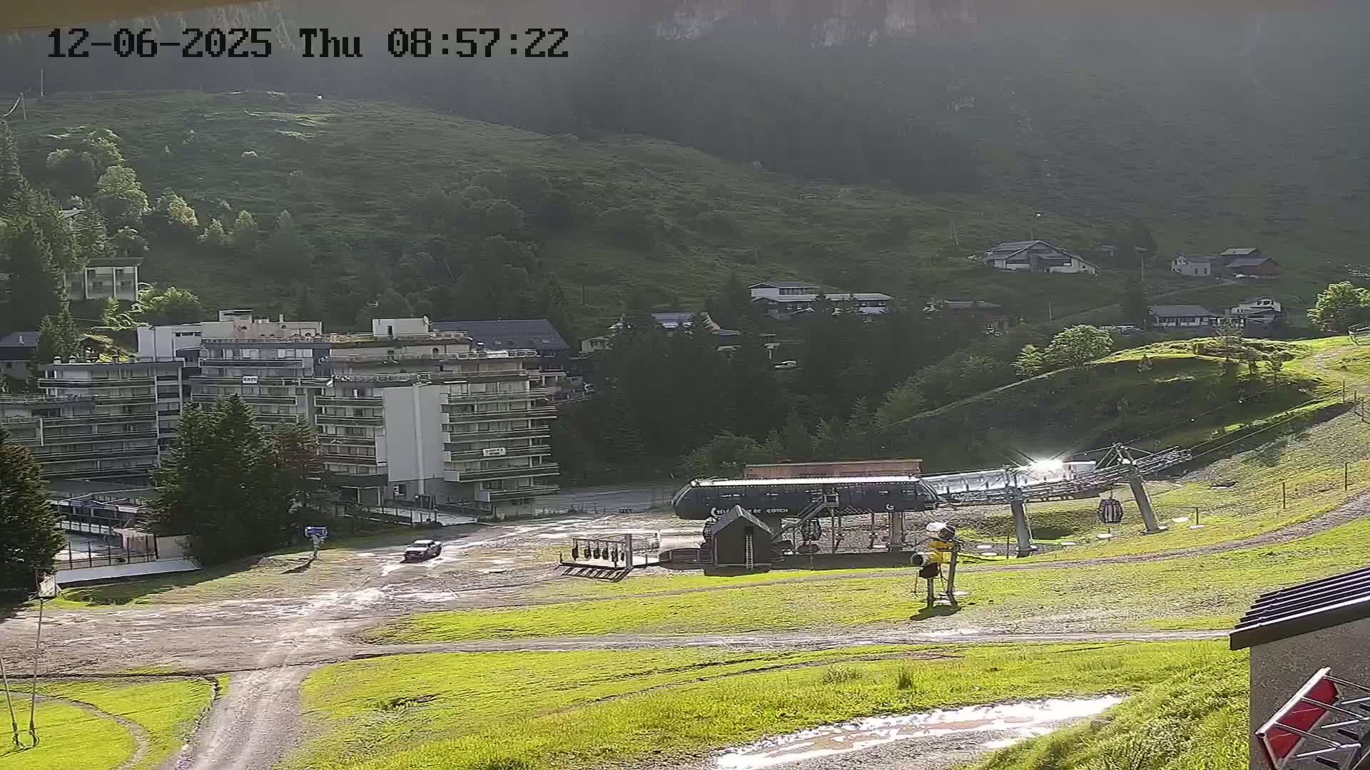 Gourette Ski Slopes Live Cam - Eaux-Bonnes,  Pyrenees-Atlantiques, Nouvelle-Aquitaine, France