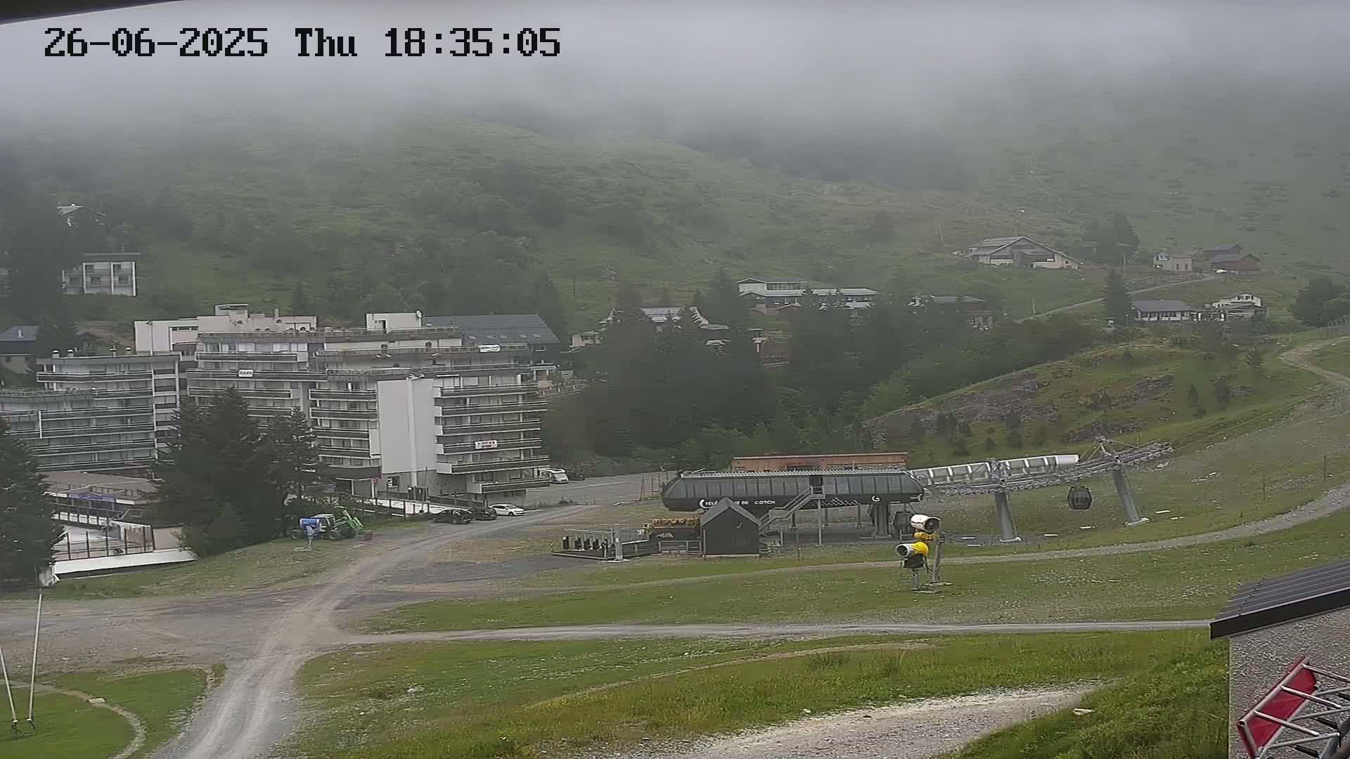 Gourette Ski Slopes Live Cam - Eaux-Bonnes,  Pyrenees-Atlantiques, Nouvelle-Aquitaine, France