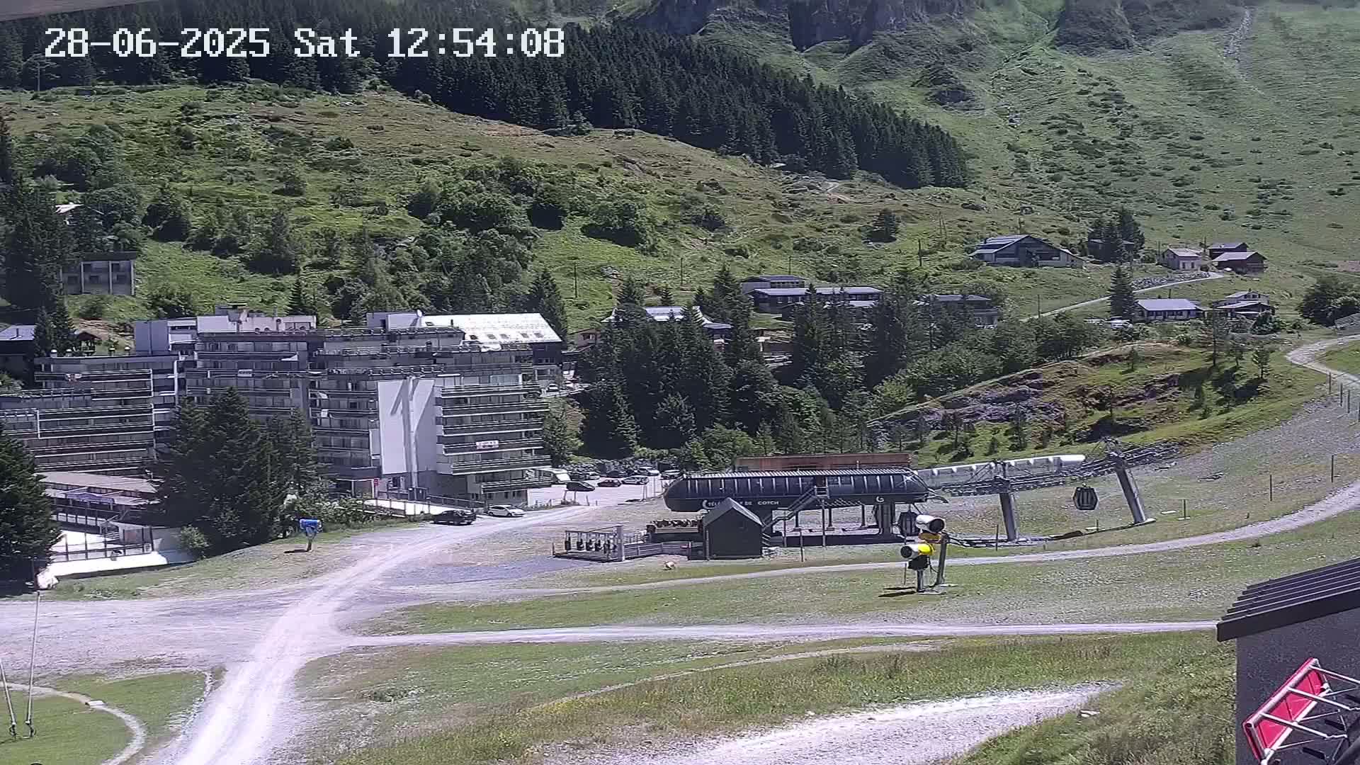 Gourette Ski Slopes Live Cam - Eaux-Bonnes,  Pyrenees-Atlantiques, Nouvelle-Aquitaine, France