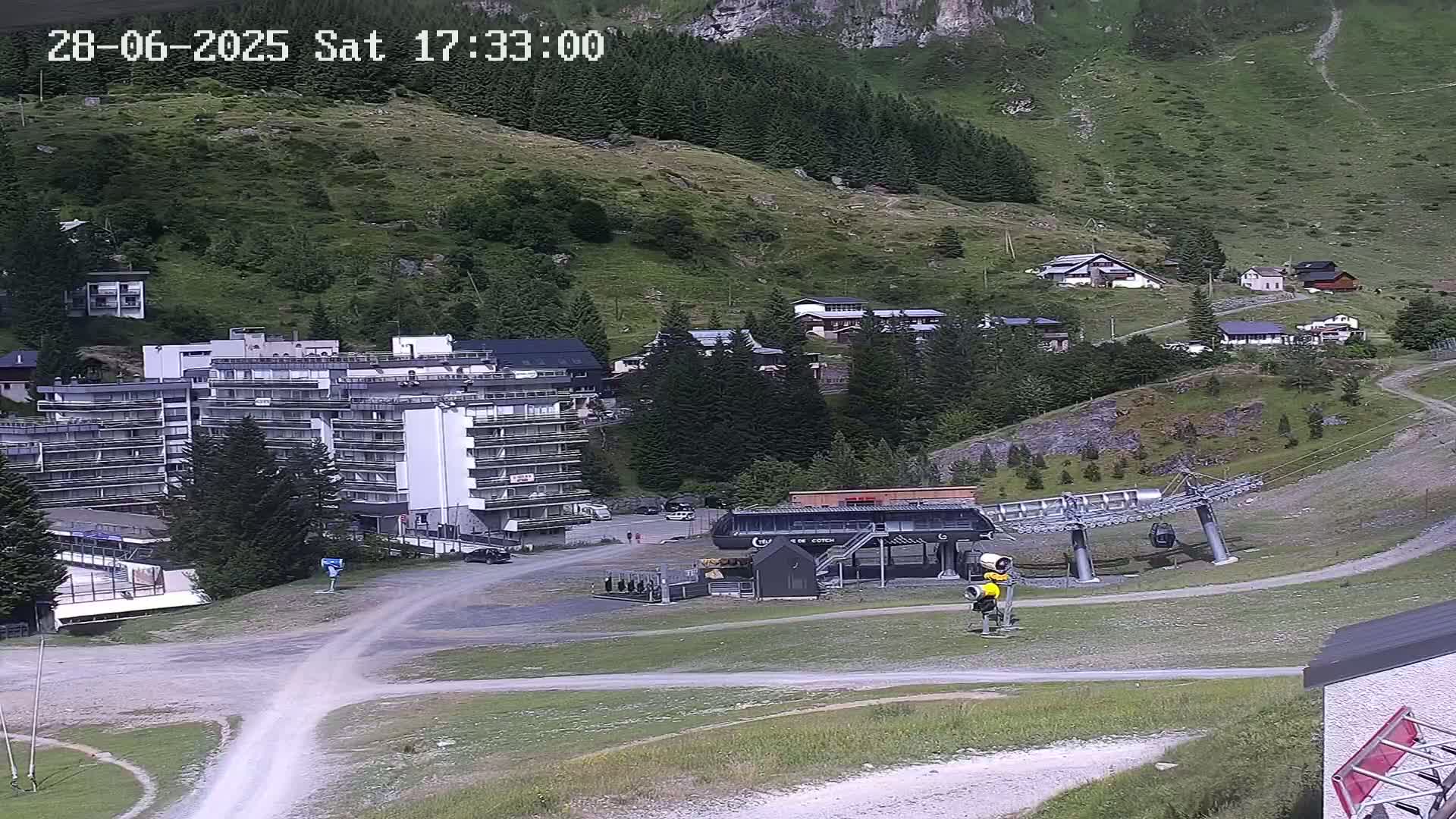 Gourette Ski Slopes Live Cam - Eaux-Bonnes,  Pyrenees-Atlantiques, Nouvelle-Aquitaine, France