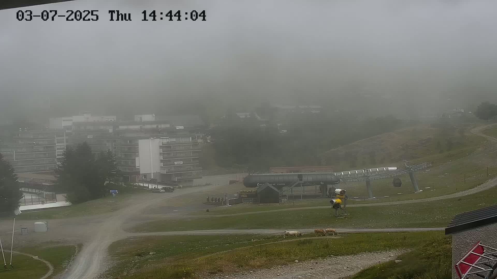 Gourette Ski Slopes Live Cam - Eaux-Bonnes,  Pyrenees-Atlantiques, Nouvelle-Aquitaine, France