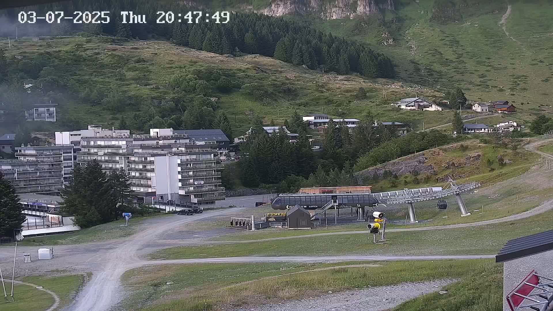 Gourette Ski Slopes Live Cam - Eaux-Bonnes,  Pyrenees-Atlantiques, Nouvelle-Aquitaine, France