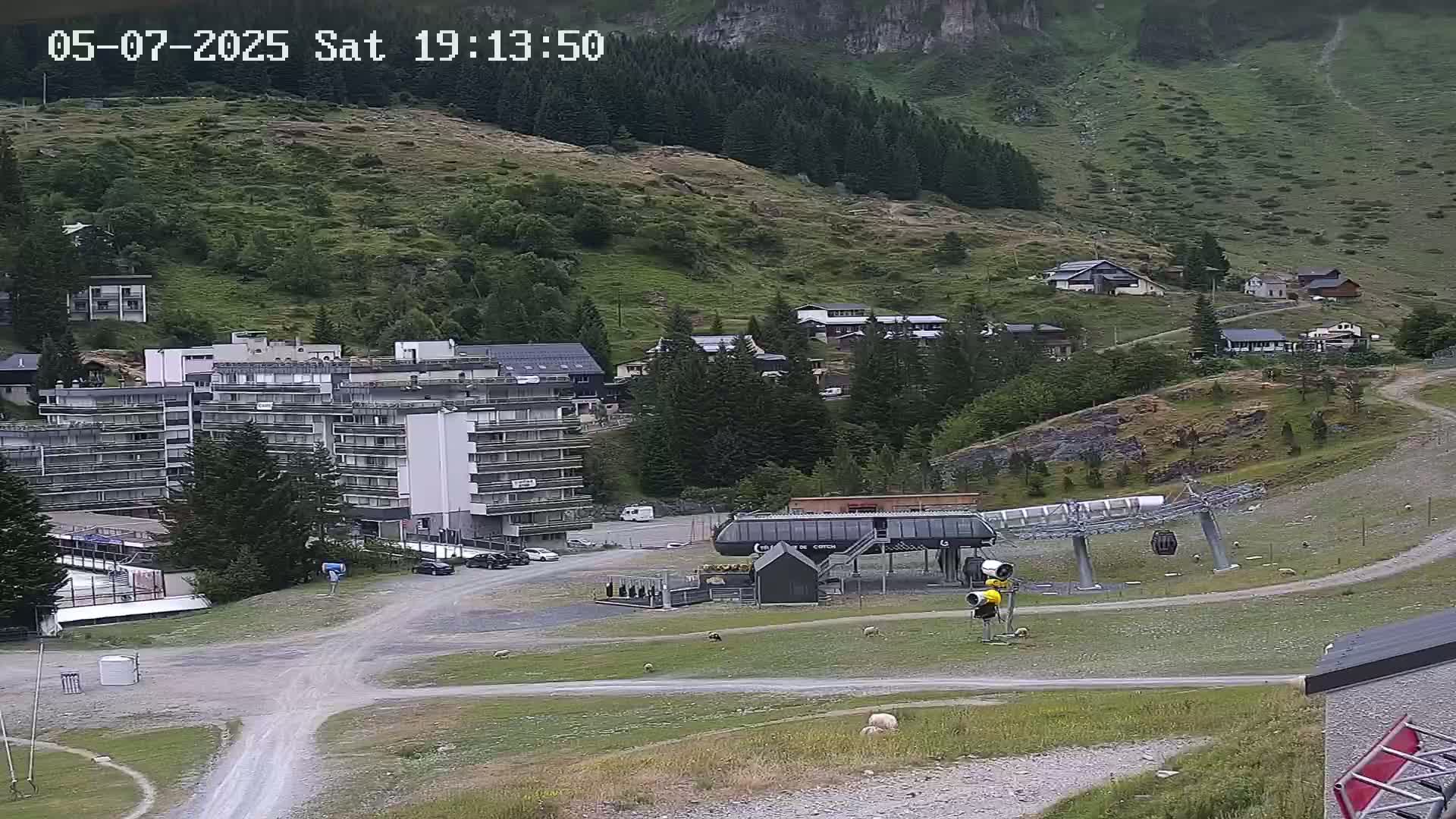 Gourette Ski Slopes Live Cam - Eaux-Bonnes,  Pyrenees-Atlantiques, Nouvelle-Aquitaine, France