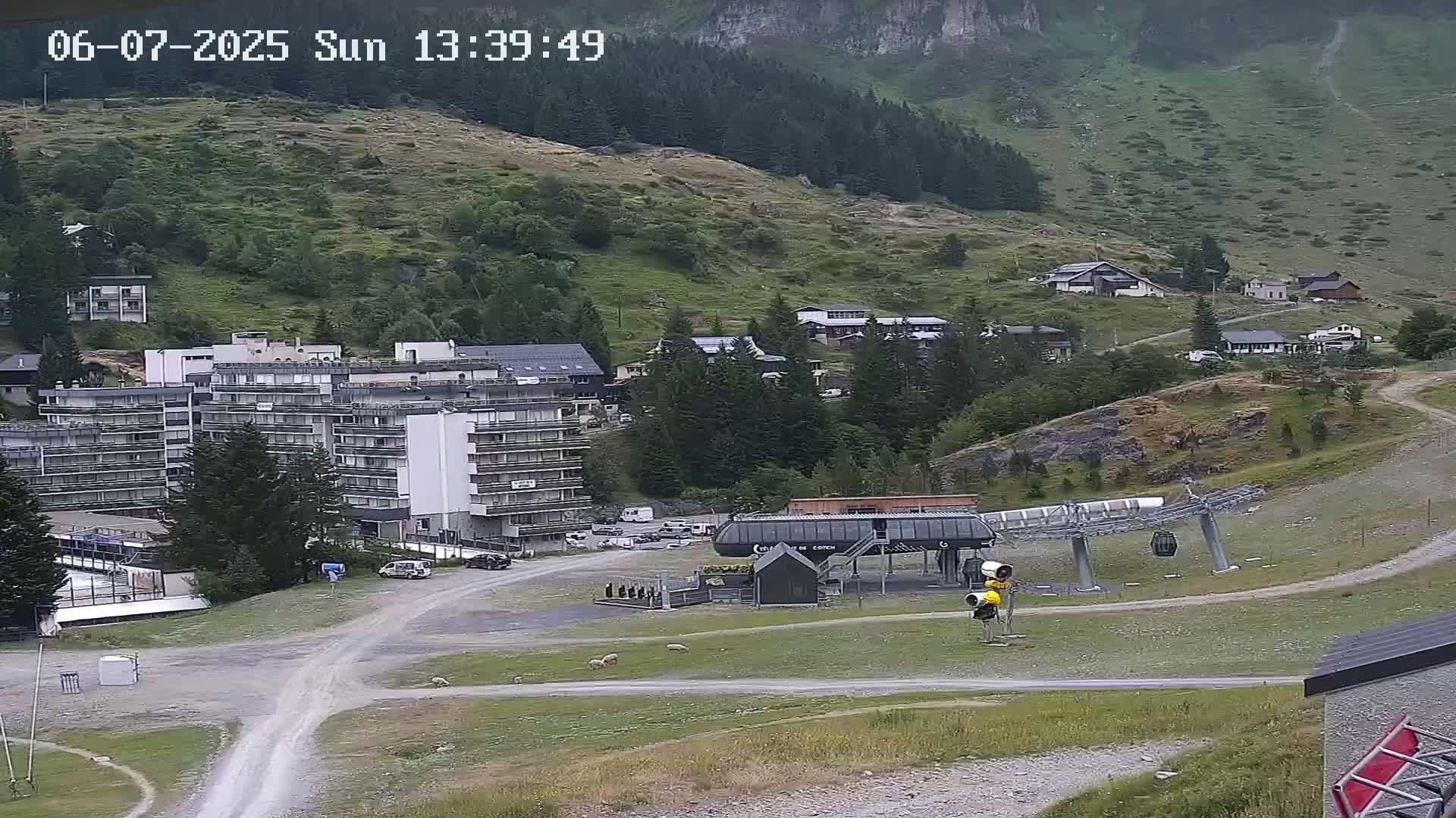 Gourette Ski Slopes Live Cam - Eaux-Bonnes,  Pyrenees-Atlantiques, Nouvelle-Aquitaine, France