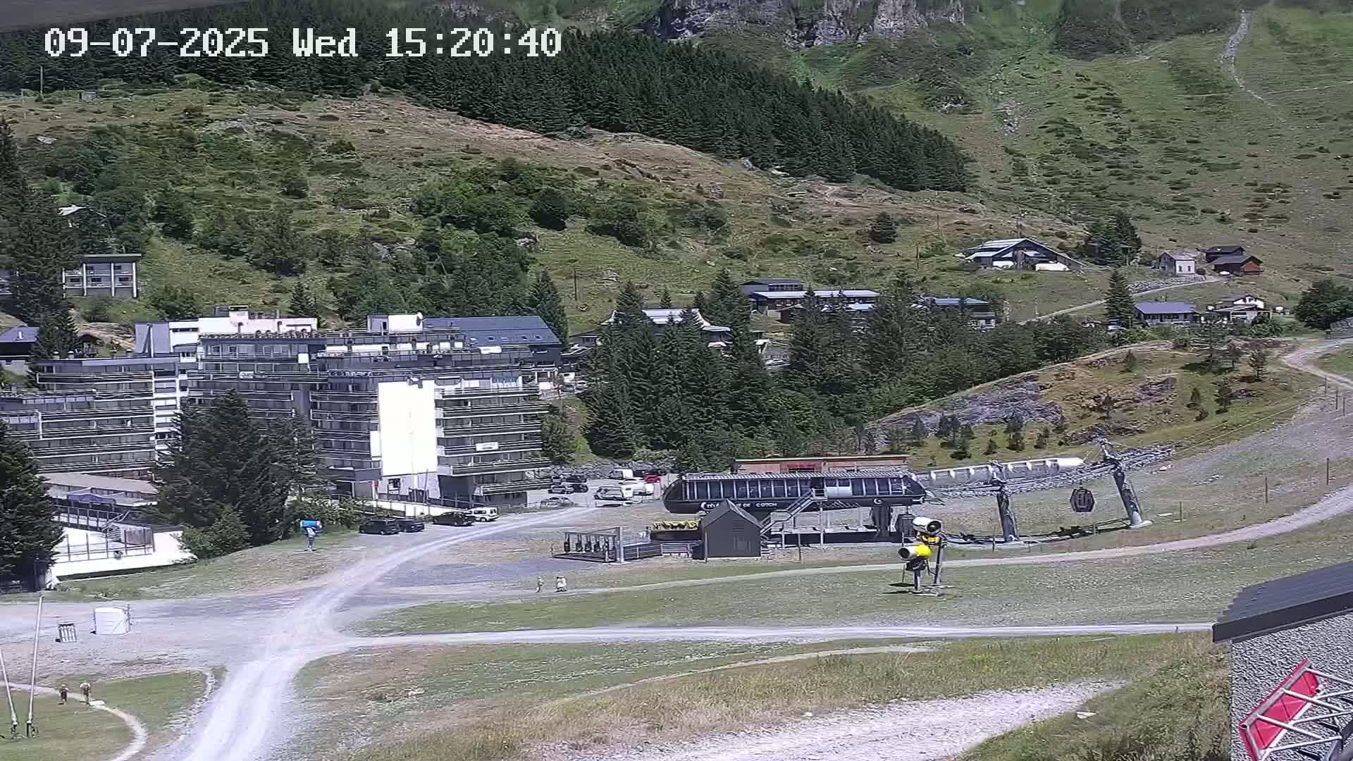 Gourette Ski Slopes Live Cam - Eaux-Bonnes,  Pyrenees-Atlantiques, Nouvelle-Aquitaine, France