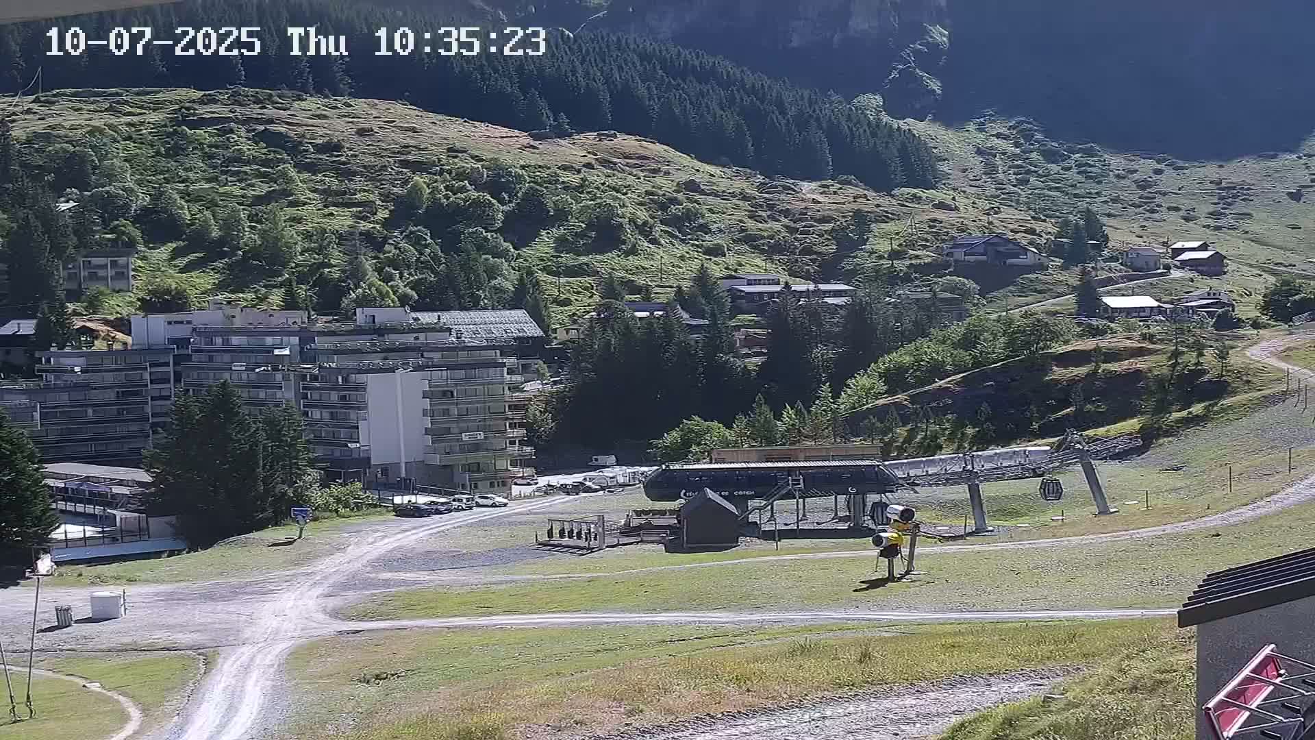 Gourette Ski Slopes Live Cam - Eaux-Bonnes,  Pyrenees-Atlantiques, Nouvelle-Aquitaine, France