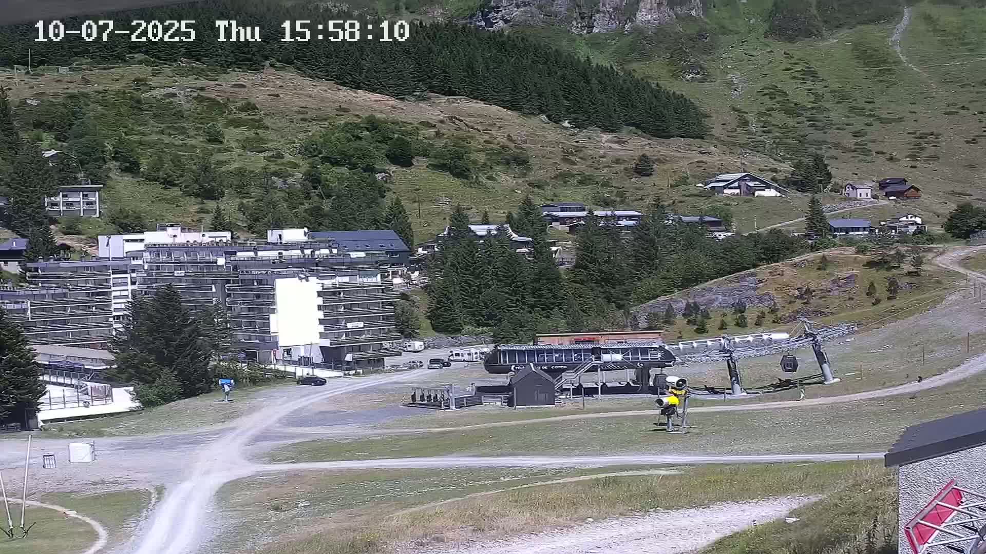 Gourette Ski Slopes Live Cam - Eaux-Bonnes,  Pyrenees-Atlantiques, Nouvelle-Aquitaine, France
