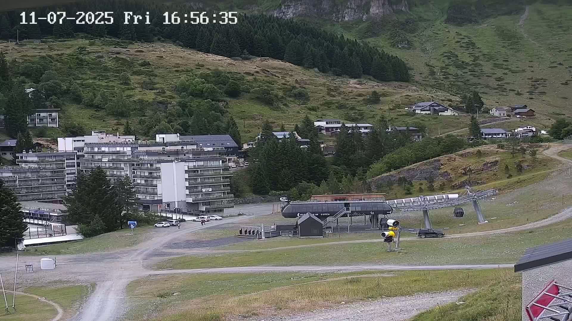 Gourette Ski Slopes Live Cam - Eaux-Bonnes,  Pyrenees-Atlantiques, Nouvelle-Aquitaine, France