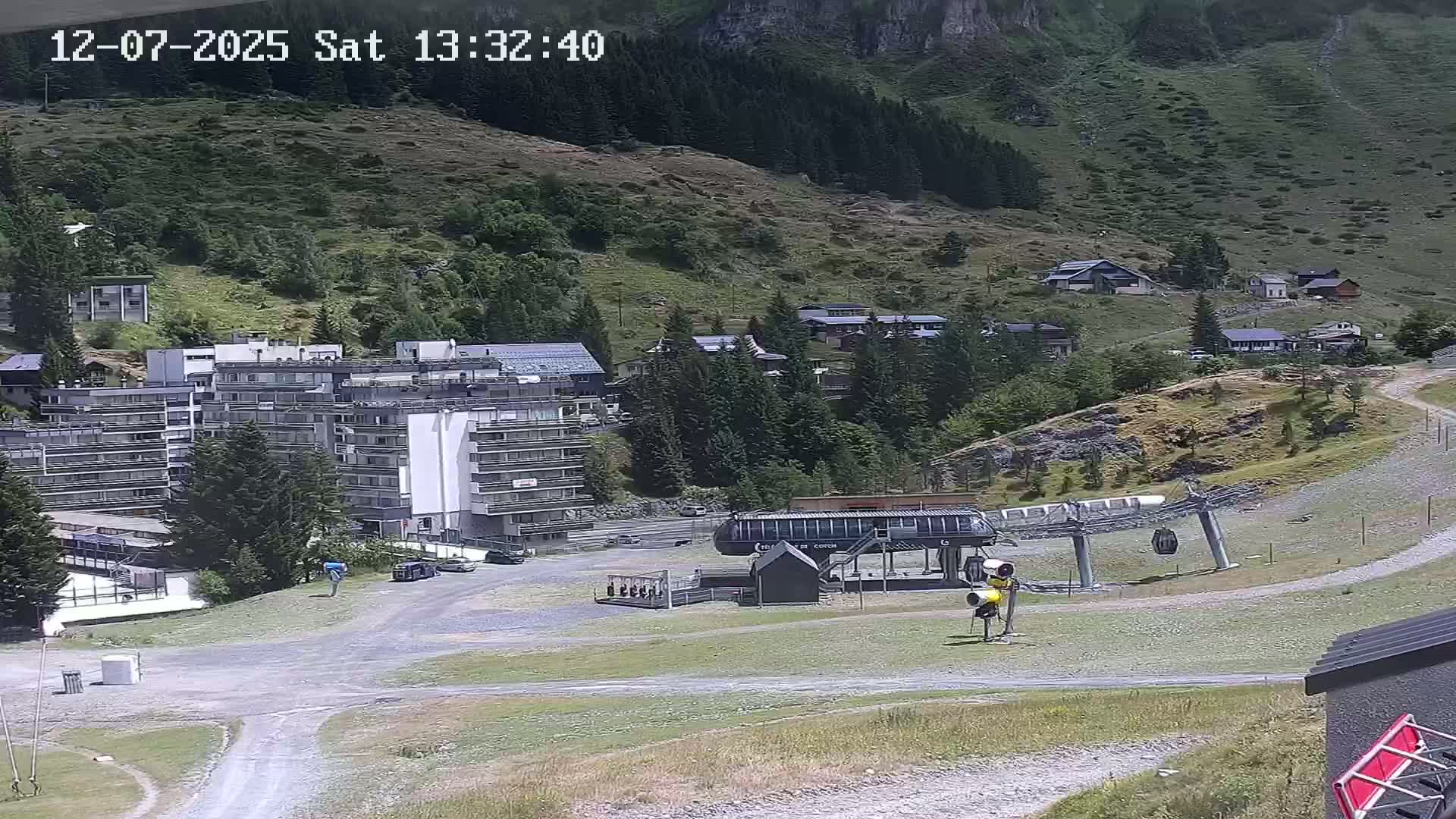 Gourette Ski Slopes Live Cam - Eaux-Bonnes,  Pyrenees-Atlantiques, Nouvelle-Aquitaine, France