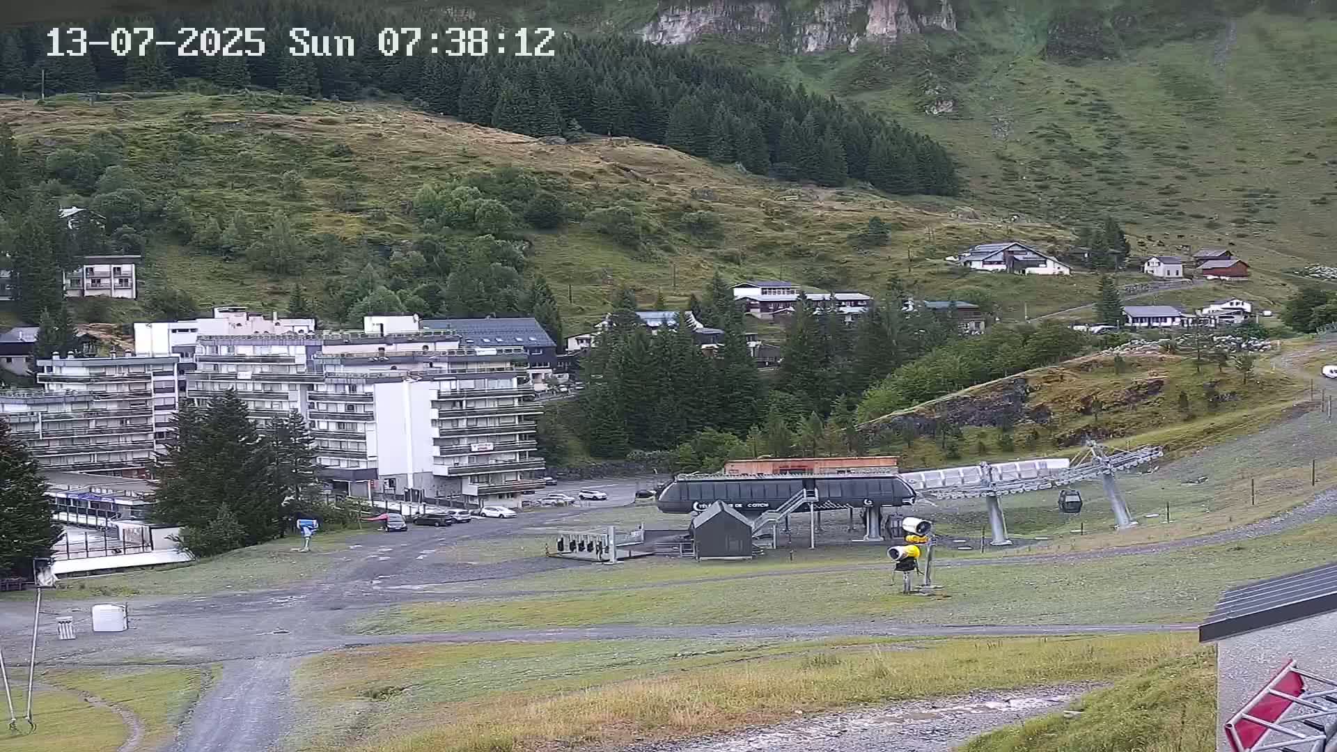 Gourette Ski Slopes Live Cam - Eaux-Bonnes,  Pyrenees-Atlantiques, Nouvelle-Aquitaine, France