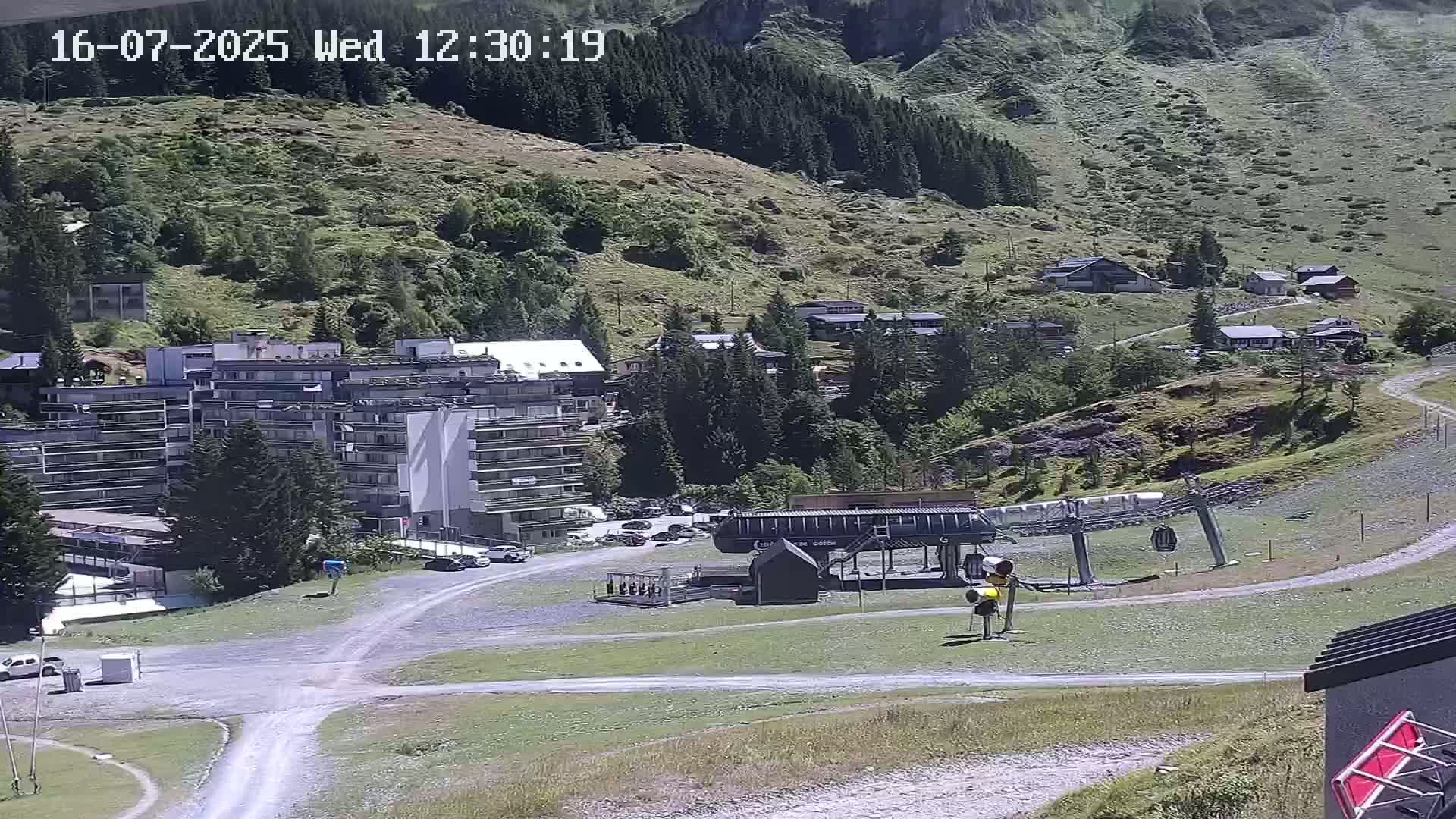 Gourette Ski Slopes Live Cam - Eaux-Bonnes,  Pyrenees-Atlantiques, Nouvelle-Aquitaine, France