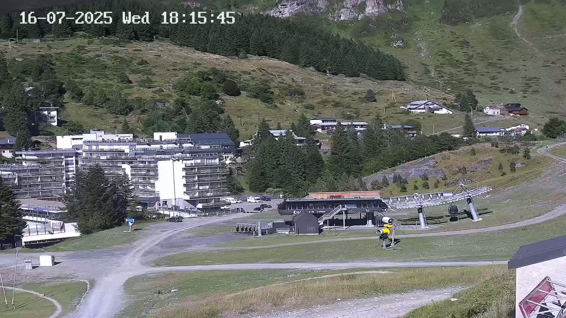 Gourette Ski Slopes Live Cam - Eaux-Bonnes,  Pyrenees-Atlantiques, Nouvelle-Aquitaine, France