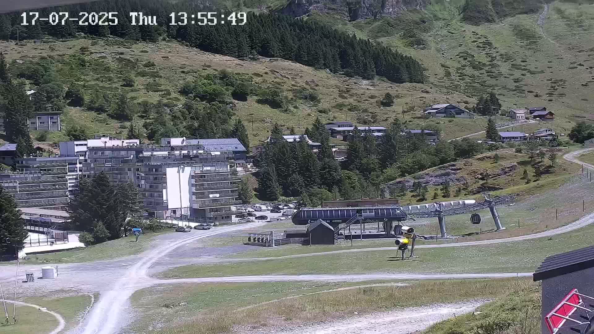 Gourette Ski Slopes Live Cam - Eaux-Bonnes,  Pyrenees-Atlantiques, Nouvelle-Aquitaine, France