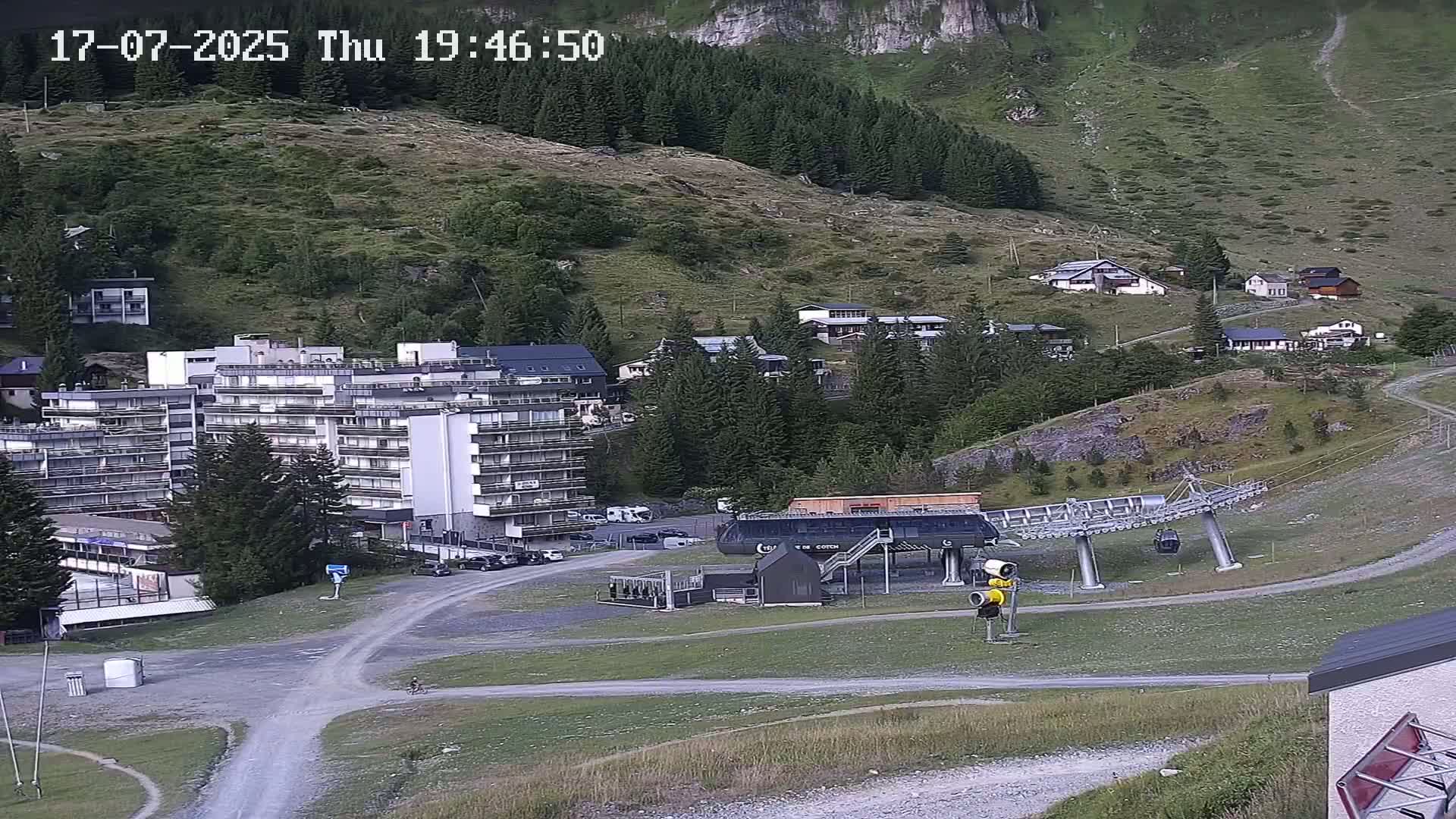 Gourette Ski Slopes Live Cam - Eaux-Bonnes,  Pyrenees-Atlantiques, Nouvelle-Aquitaine, France