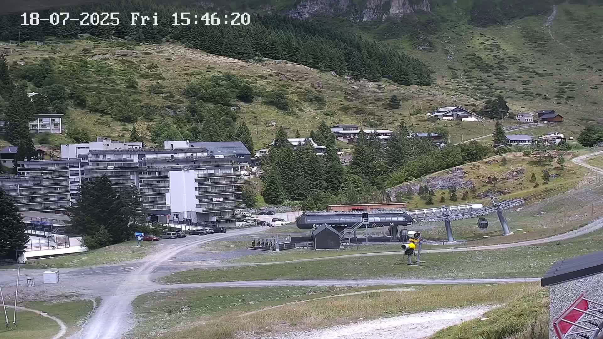 Gourette Ski Slopes Live Cam - Eaux-Bonnes,  Pyrenees-Atlantiques, Nouvelle-Aquitaine, France