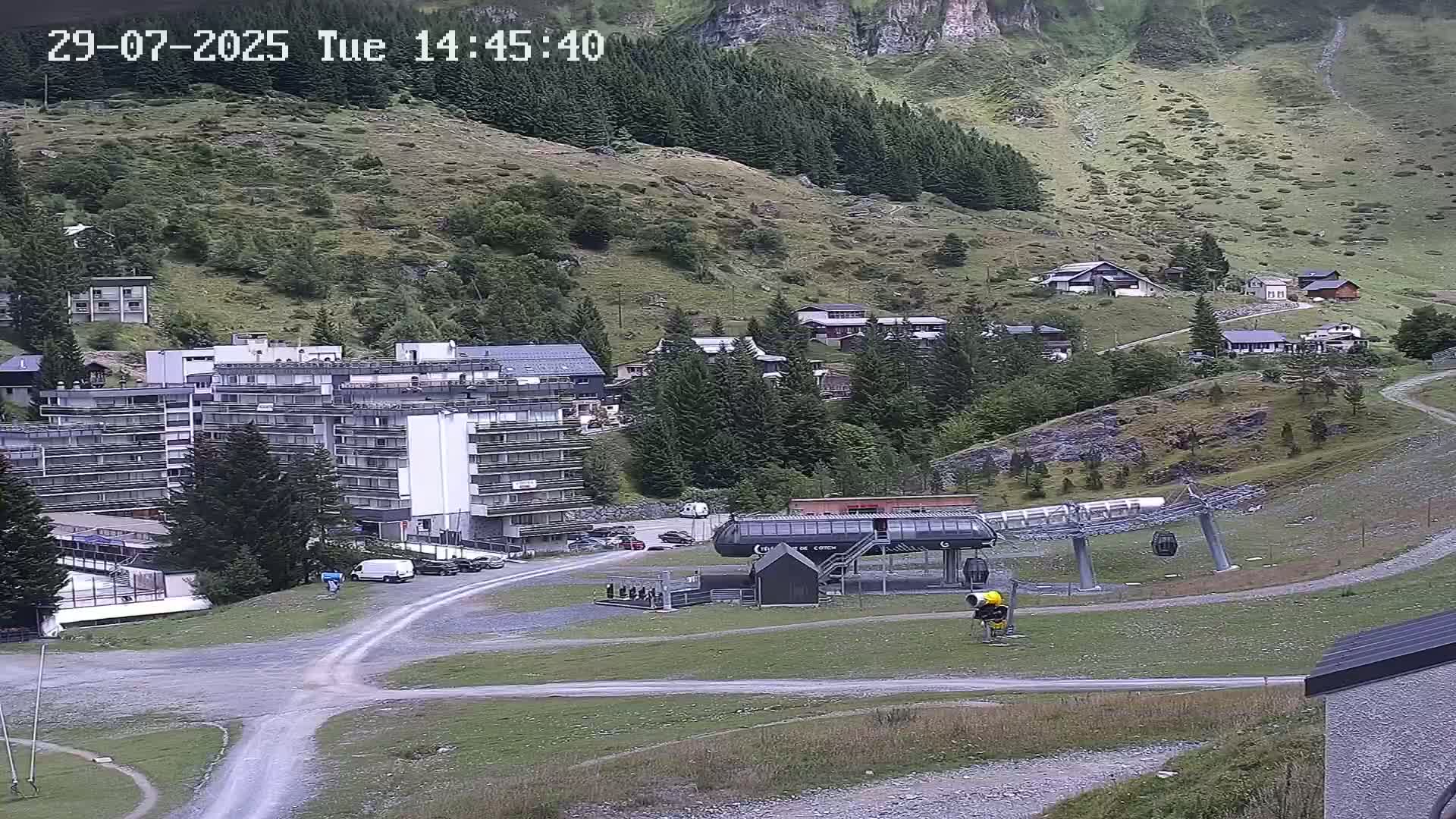 Gourette Ski Slopes Live Cam - Eaux-Bonnes,  Pyrenees-Atlantiques, Nouvelle-Aquitaine, France