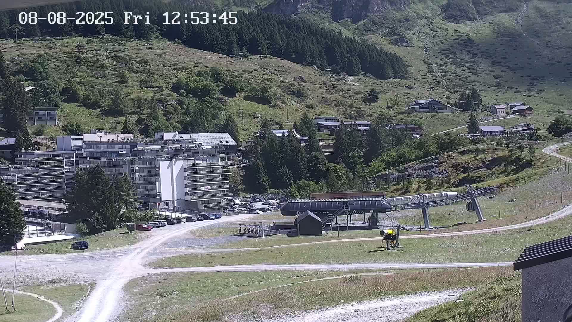 Gourette Ski Slopes Live Cam - Eaux-Bonnes,  Pyrenees-Atlantiques, Nouvelle-Aquitaine, France