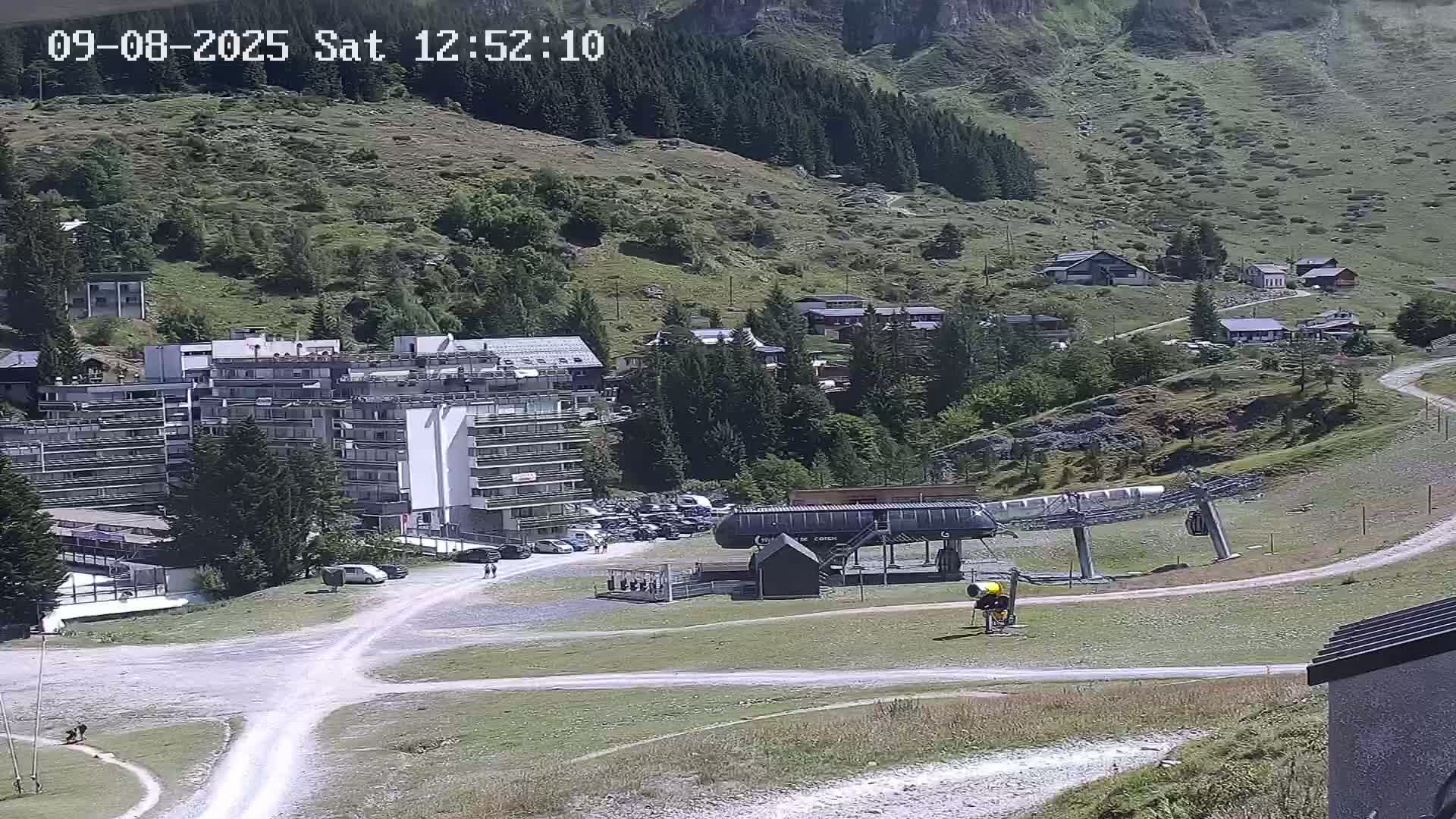Gourette Ski Slopes Live Cam - Eaux-Bonnes,  Pyrenees-Atlantiques, Nouvelle-Aquitaine, France