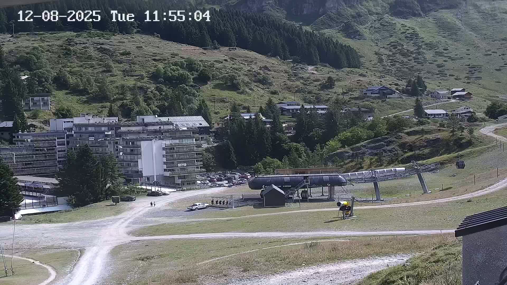 Gourette Ski Slopes Live Cam - Eaux-Bonnes,  Pyrenees-Atlantiques, Nouvelle-Aquitaine, France