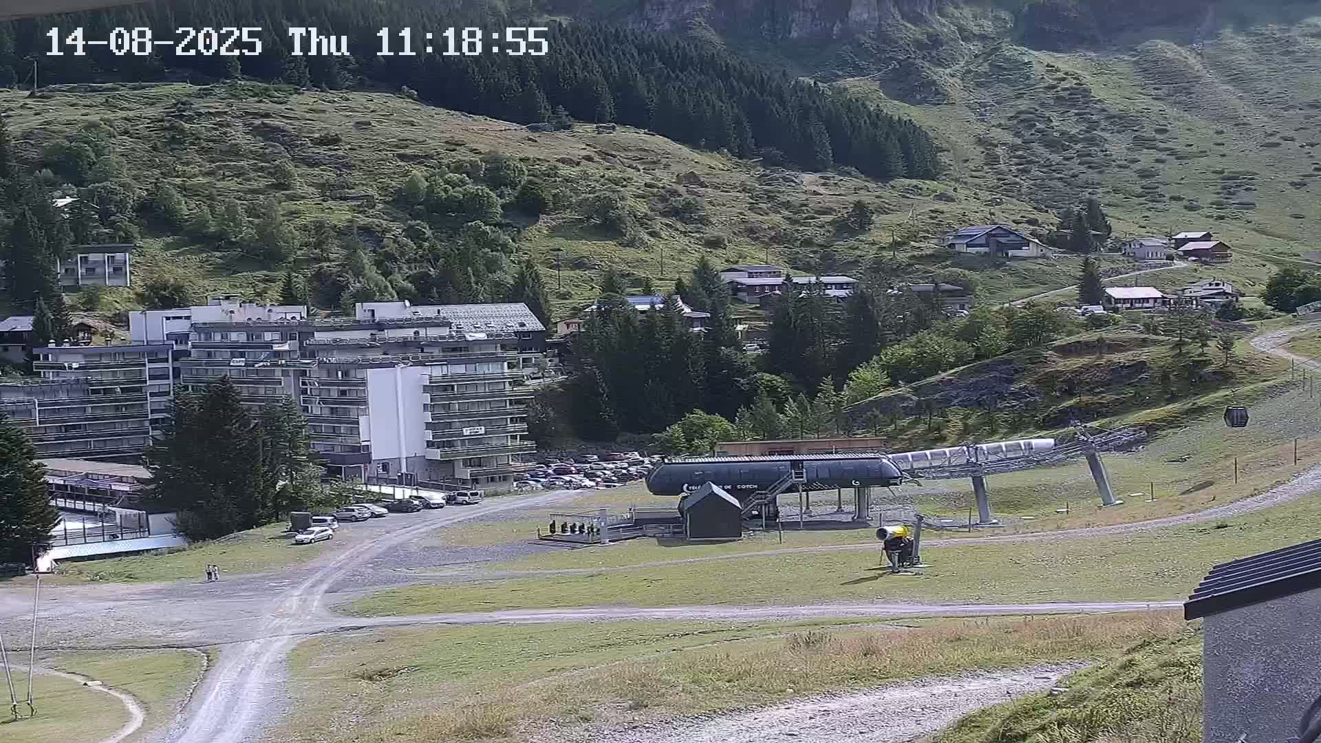 Gourette Ski Slopes Live Cam - Eaux-Bonnes,  Pyrenees-Atlantiques, Nouvelle-Aquitaine, France