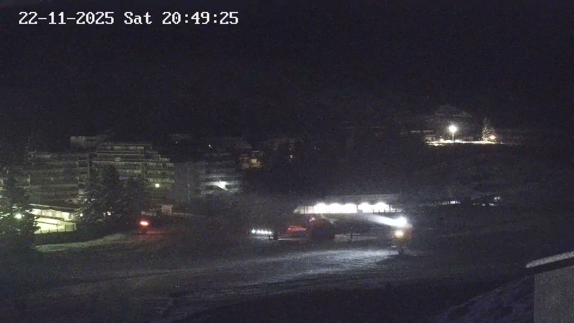 Gourette Ski Slopes & Hotels Area Live Cam - Eaux-Bonnes,  Pyrenees-Atlantiques, Nouvelle-Aquitaine, France