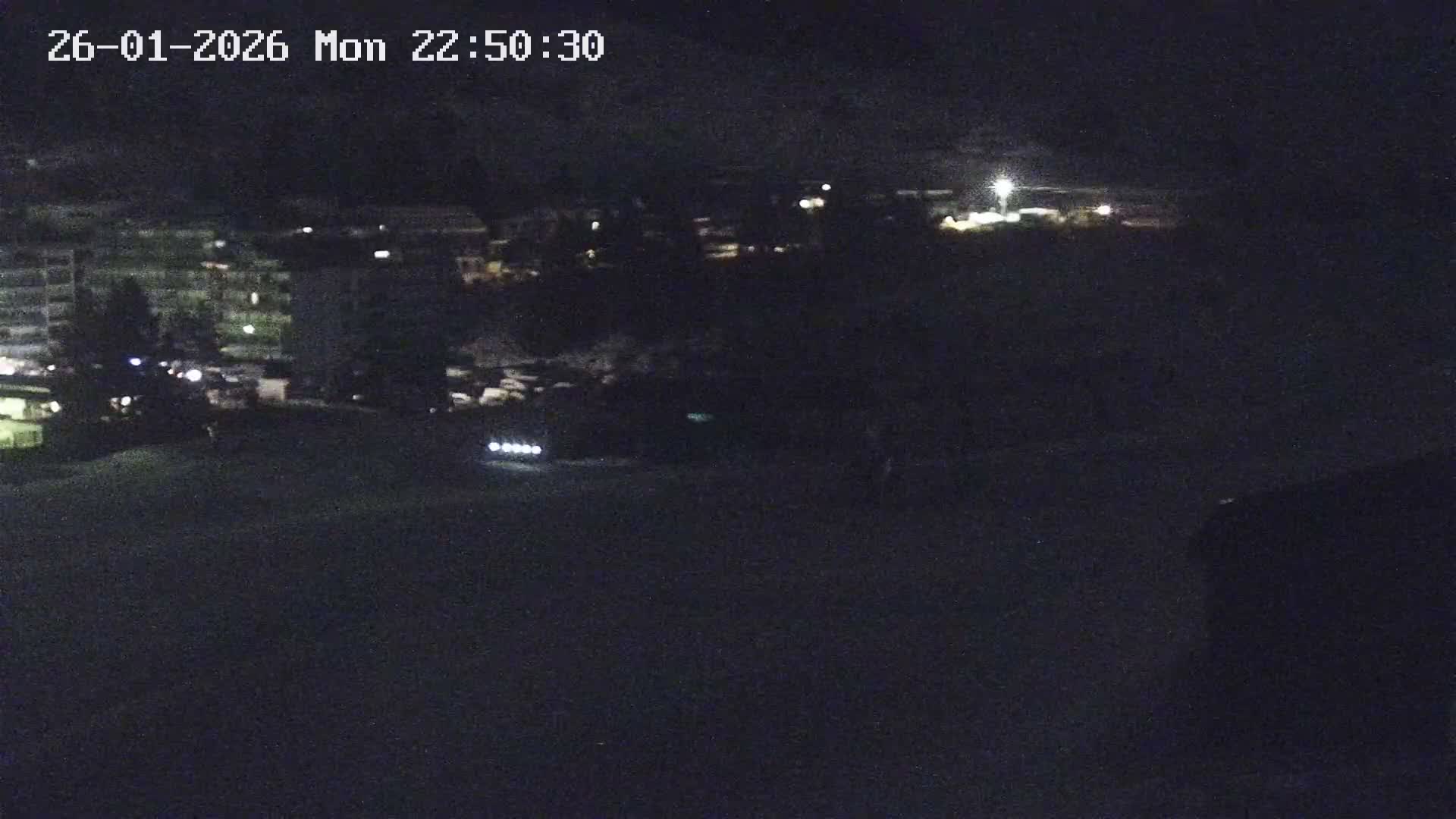 Gourette Ski Slopes & Hotels Area Live Cam - Eaux-Bonnes,  Pyrenees-Atlantiques, Nouvelle-Aquitaine, France