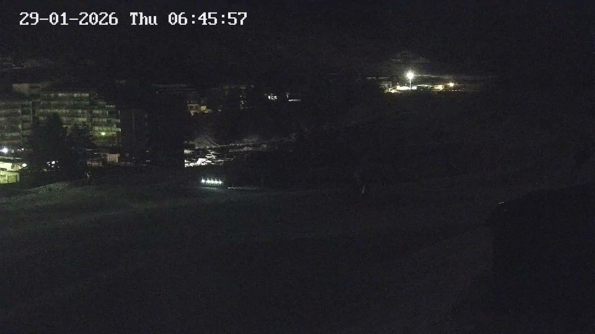 Gourette Ski Slopes & Hotels Area Live Cam - Eaux-Bonnes,  Pyrenees-Atlantiques, Nouvelle-Aquitaine, France