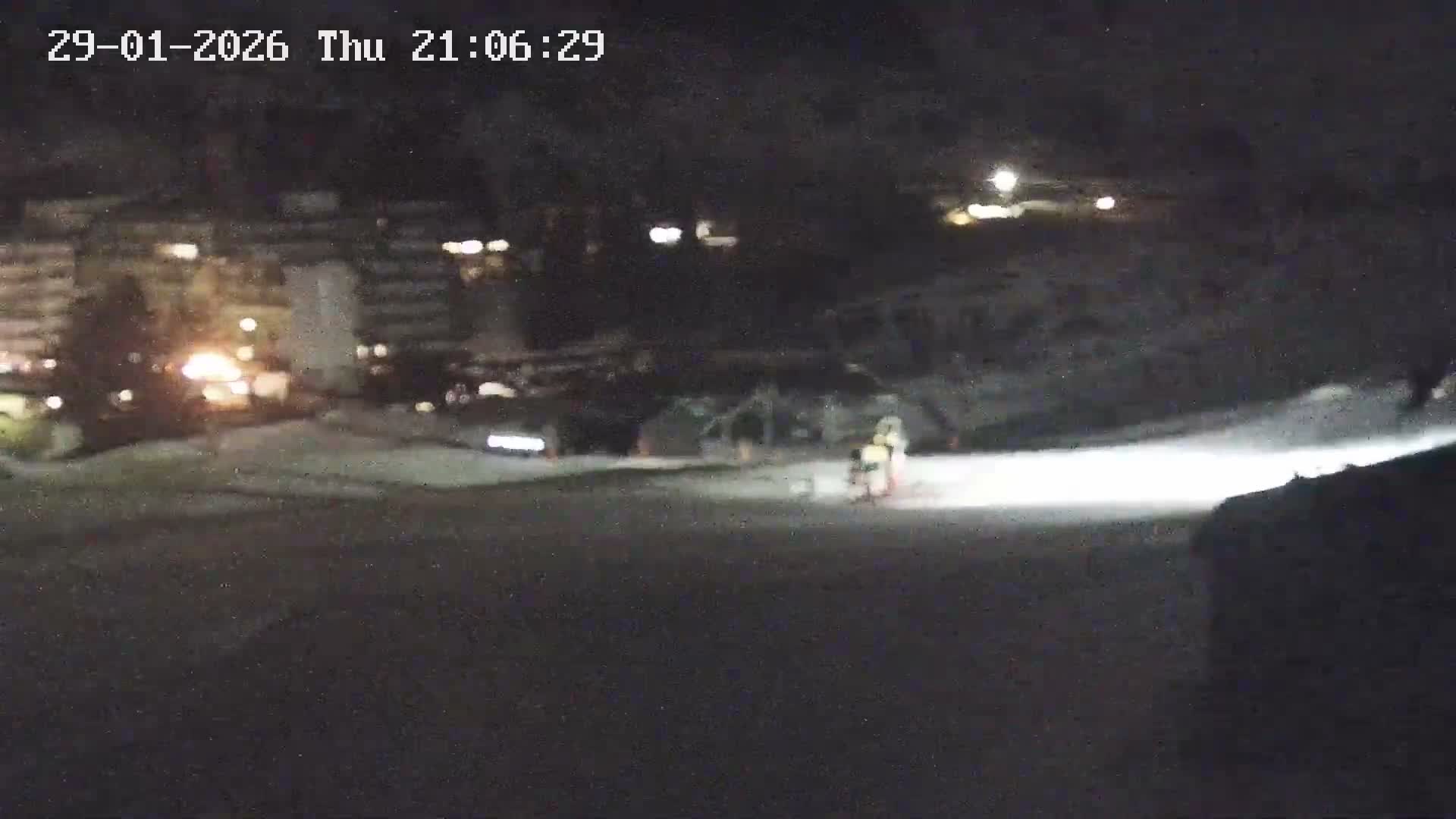 Gourette Ski Slopes & Hotels Area Live Cam - Eaux-Bonnes,  Pyrenees-Atlantiques, Nouvelle-Aquitaine, France