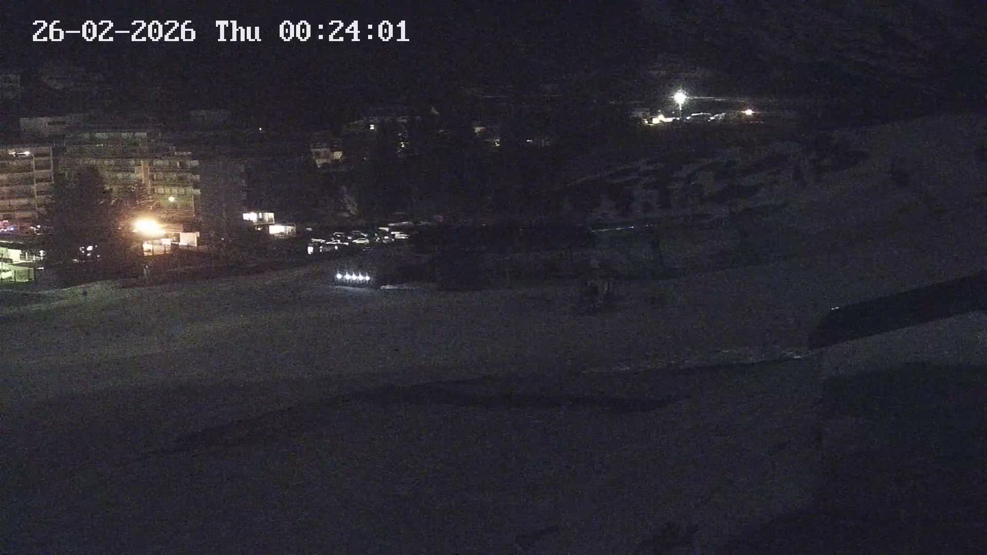 Gourette Ski Slopes & Hotels Area Live Cam - Eaux-Bonnes,  Pyrenees-Atlantiques, Nouvelle-Aquitaine, France